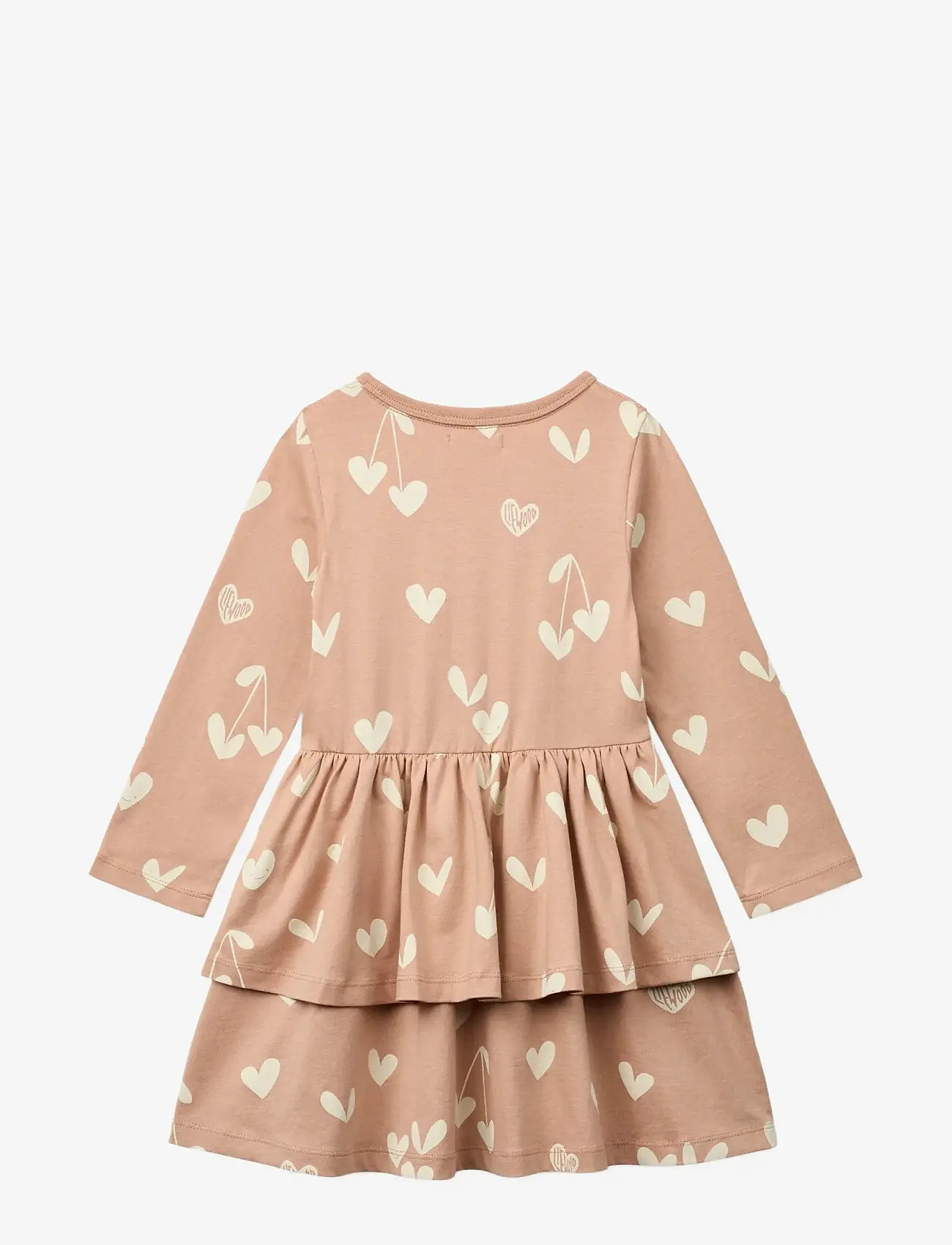 Liewood - Mindy LS Dress - långärmade babyklänningar - sweethearts / pale tuscany - 1