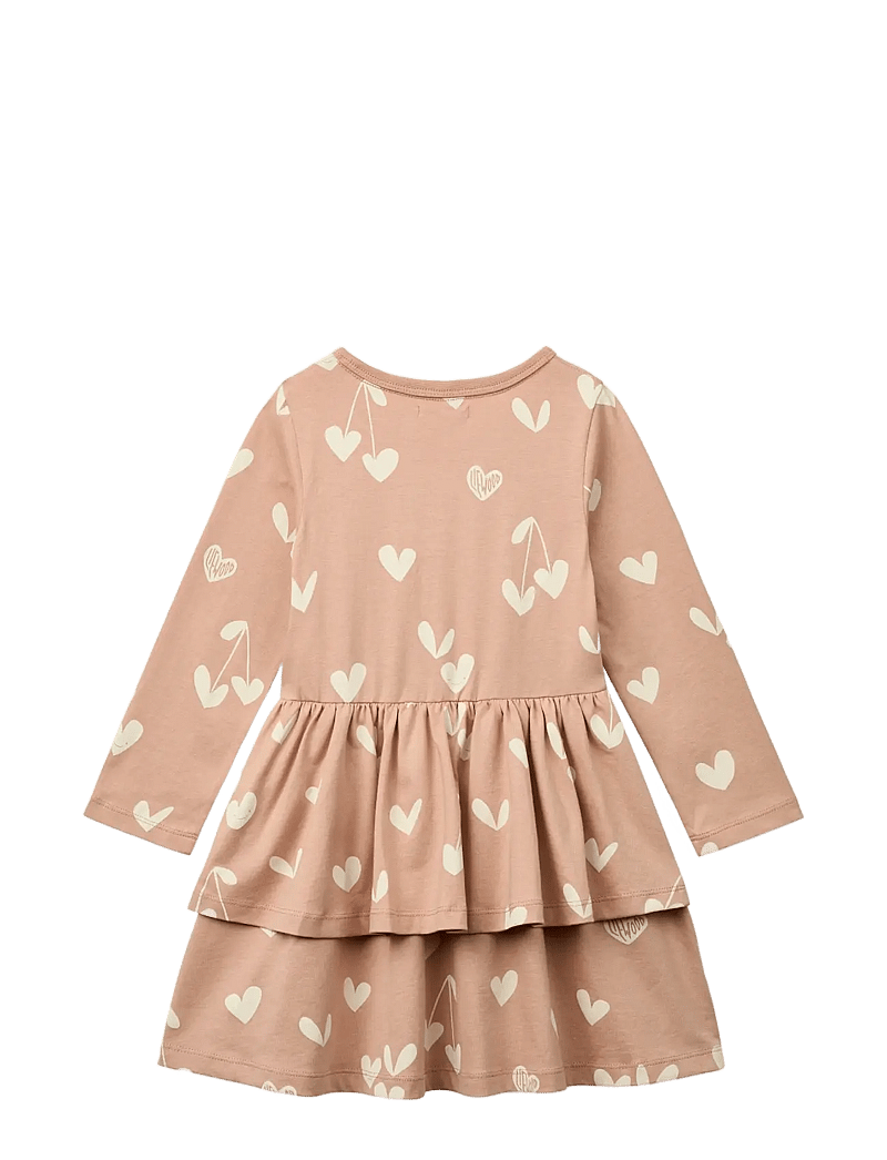 Liewood - Mindy LS Dress - langærmede babykjoler - sweethearts / pale tuscany - 1