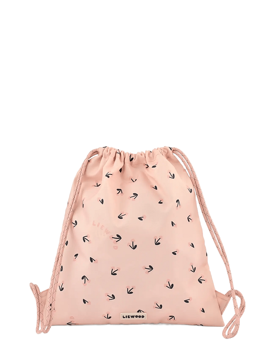 Liewood - Danella Gym Bag - sports bags - cherry heart / rosey - 1