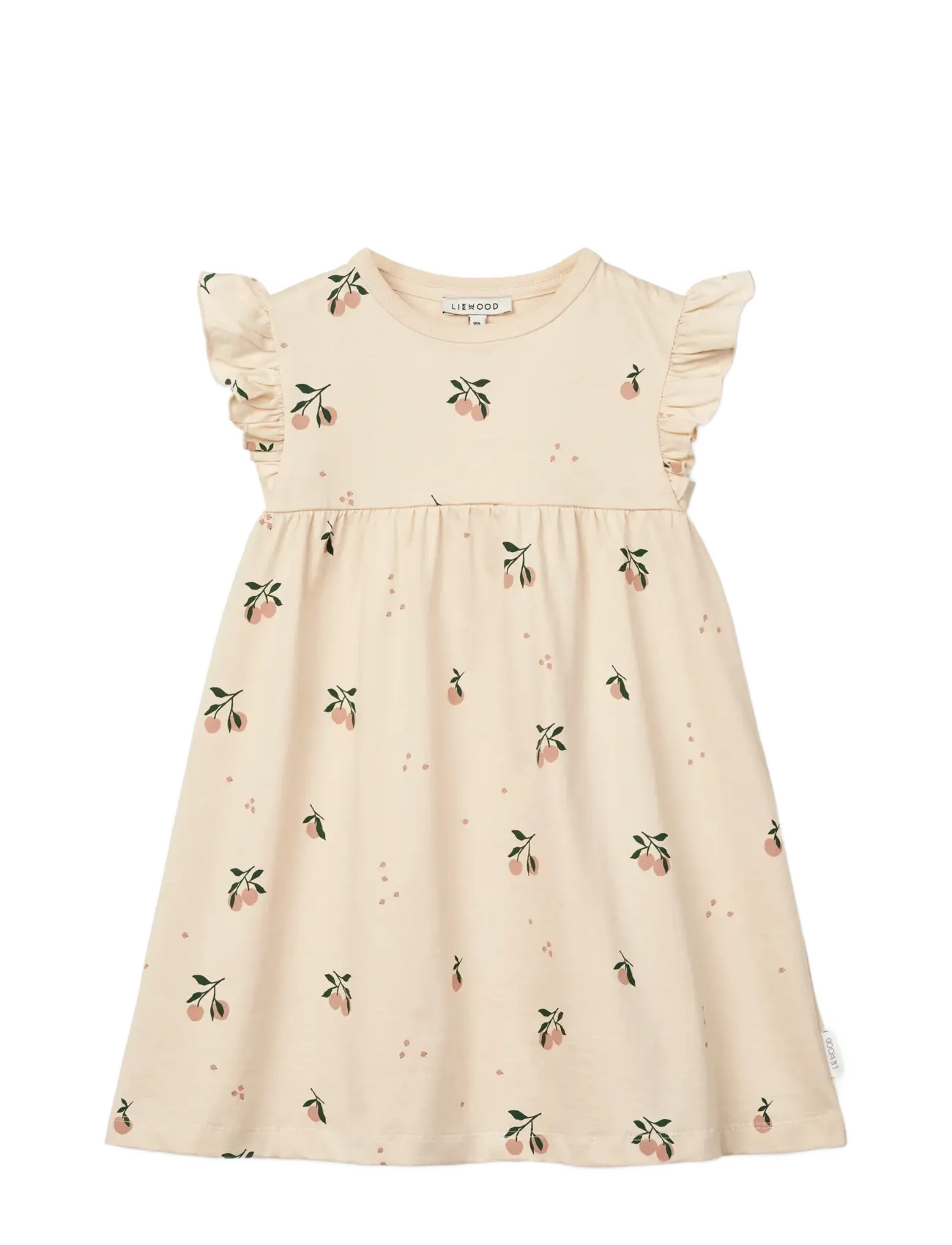 Neveah Printed Dress - PEACH / SEA SHELL