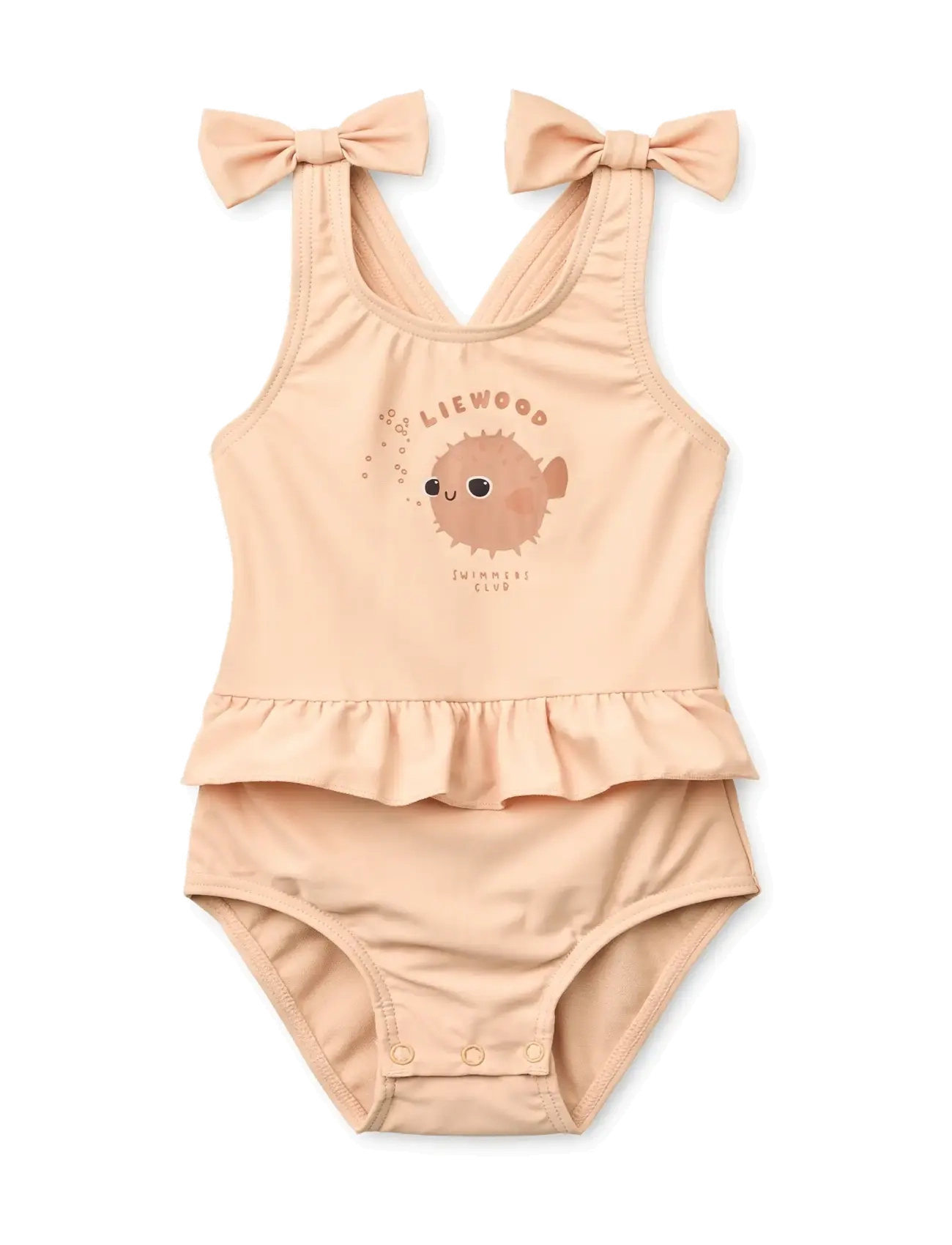 Liewood Amara Baby Swimsuit w Bow - Badetøj - APPLE BLOSSOM / pink/rose