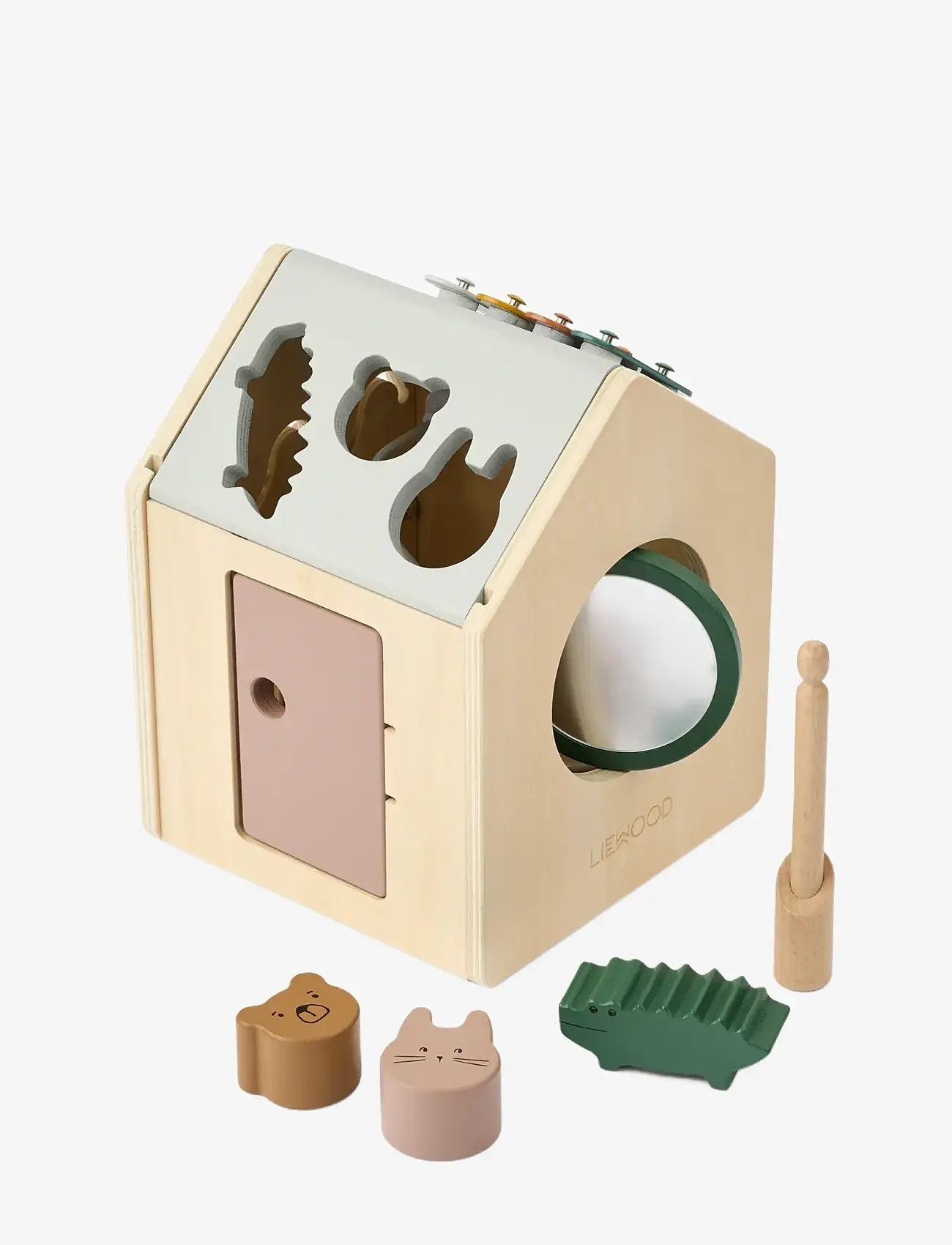 Liewood - Lucas Activity Cube - sorteerimiskasti mänguasi - tuscany rose multi mix - 1