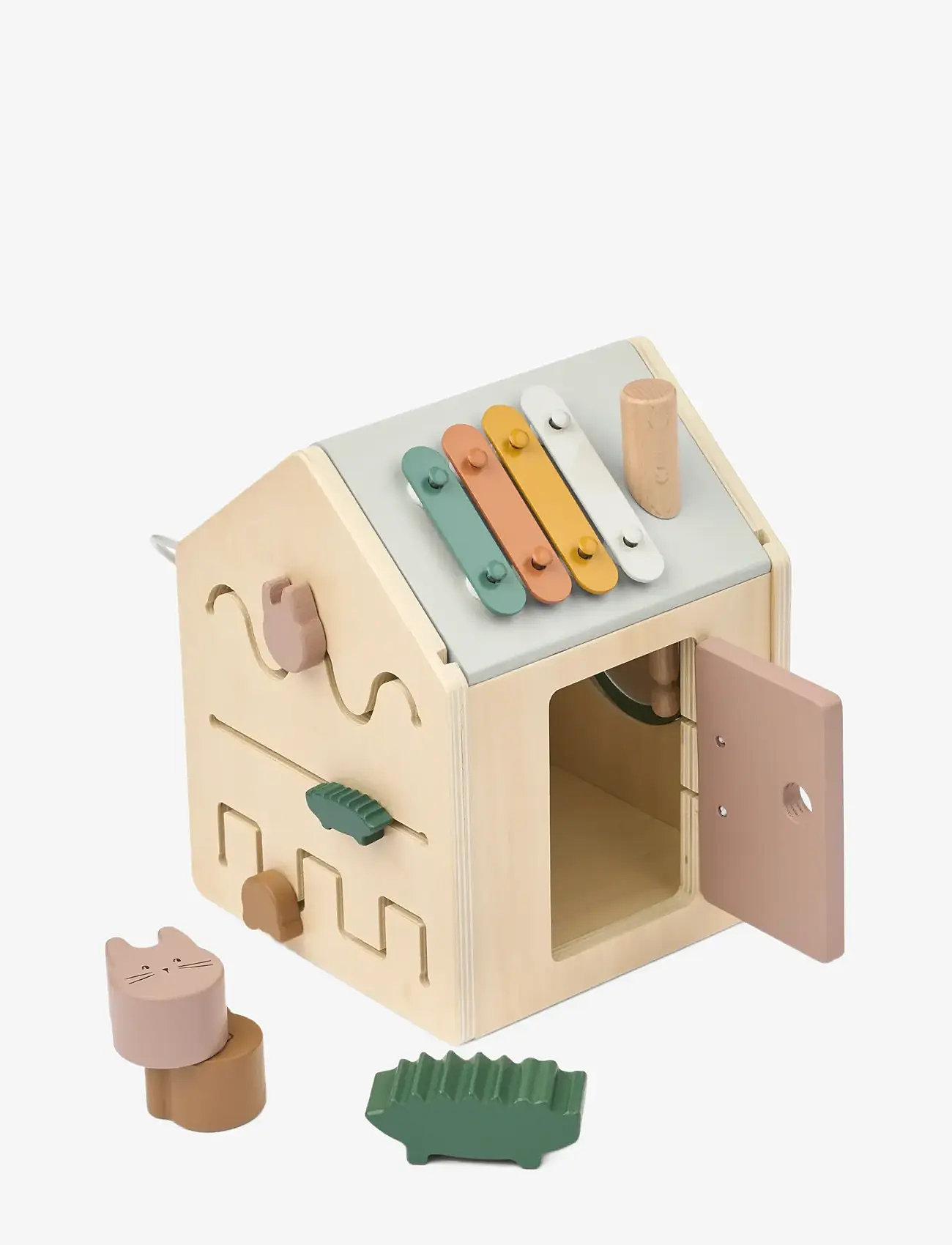 Liewood - Lucas Activity Cube - sorteerimiskasti mänguasi - tuscany rose multi mix - 2