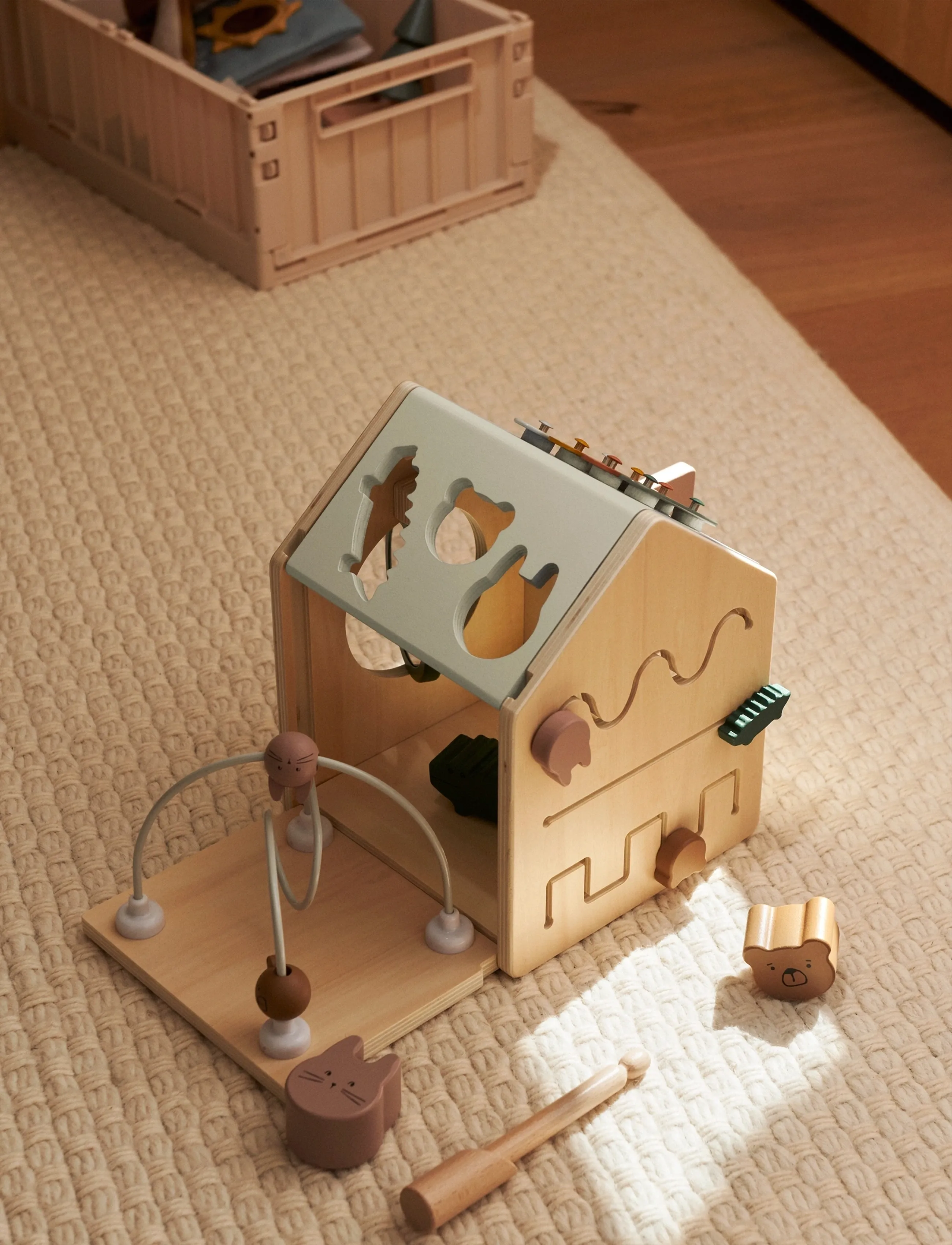 Liewood Lucas Activity Cube - Liewood - TUSCANY ROSE MULTI MIX / khaki/green