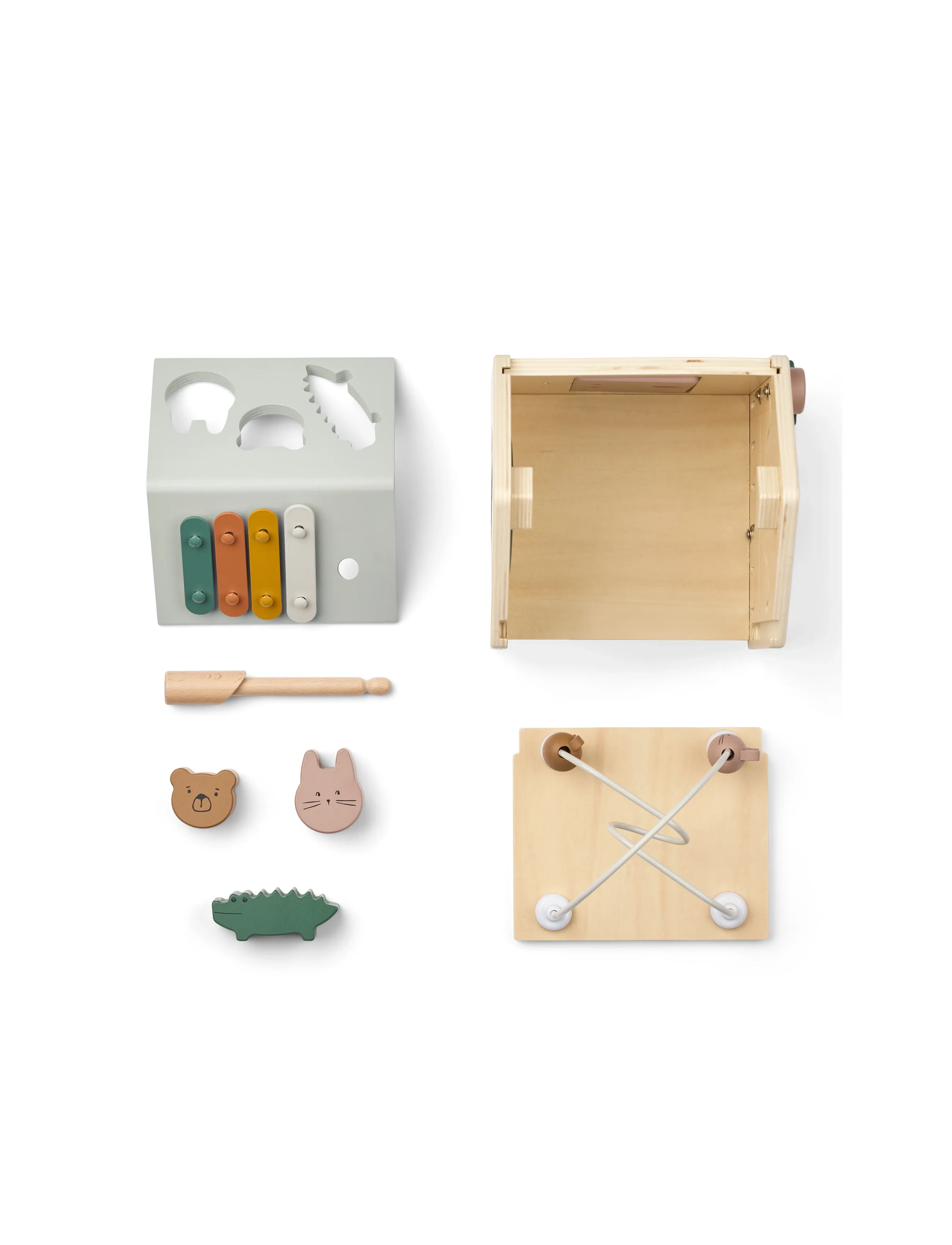 Liewood - Lucas Activity Cube - plocklådor - tuscany rose multi mix - 4