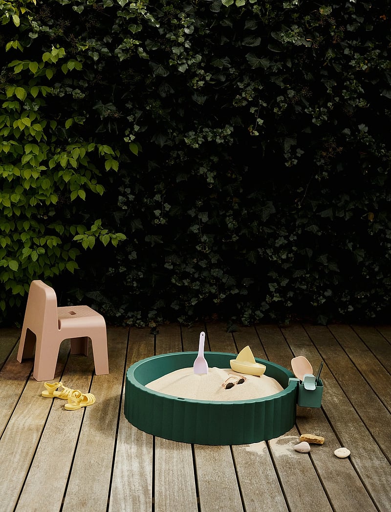 Liewood - Saul Sandpit - sandlåda - garden green / sandy - 0