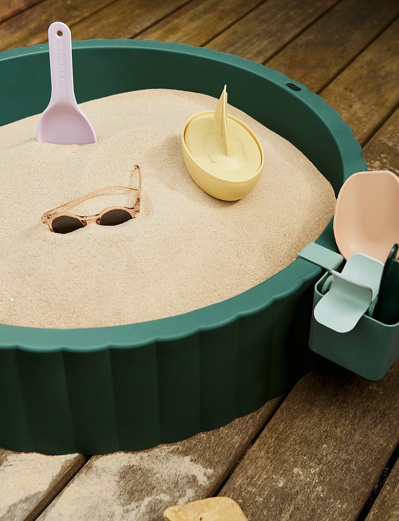 Liewood - Saul Sandpit - sandlåda - garden green / sandy - 3