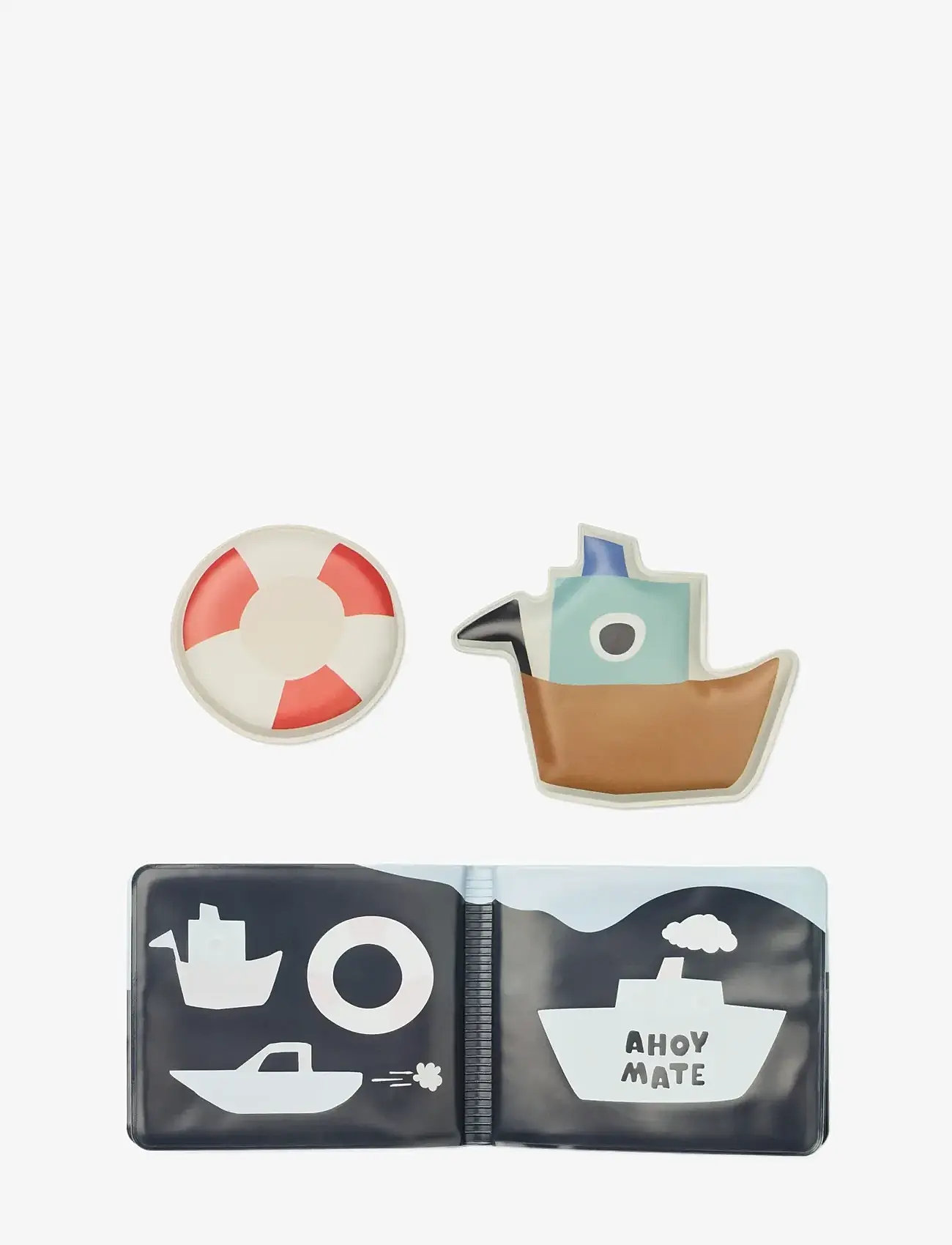 Liewood - Waylon Sailing Magic Water Book - badelegetøj - sailing / sandy - 2