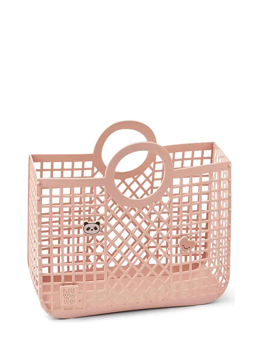 Liewood - Bloom Basket w Charms - totes & small bags - rose - 0