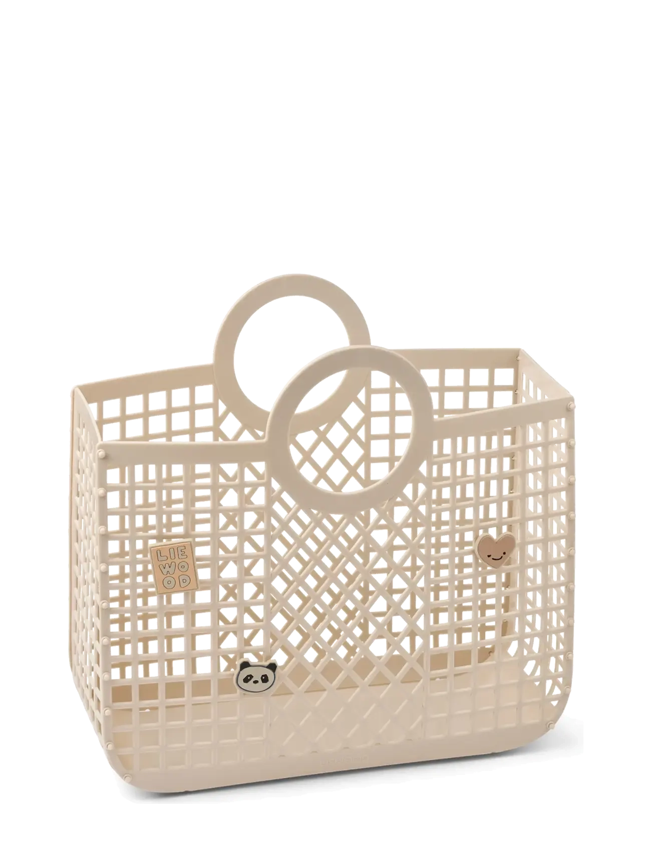 Liewood Bloom Basket W Charms, One Size, Cream, Tasker > Totes & Small Bags, Børn