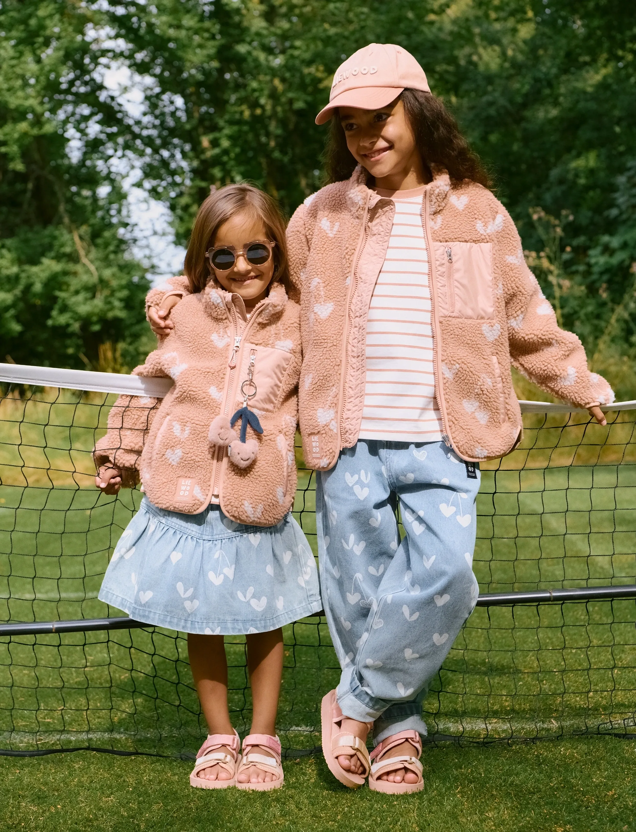 Liewood Dayla Printed Denim Skirt - Jeanskjolar - SWEETHEARTS / LIGHT BLUE DENIM / blue