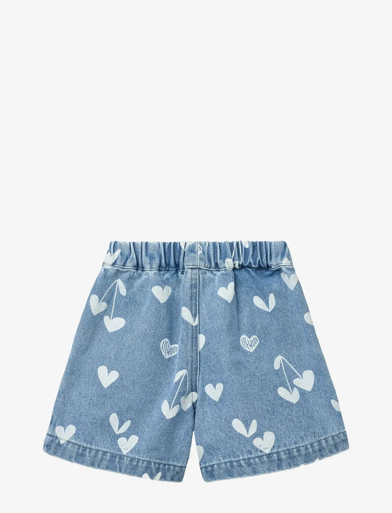 Liewood - Borrisa Printed Denim Shorts - denimshorts - sweethearts / light blue denim - 2