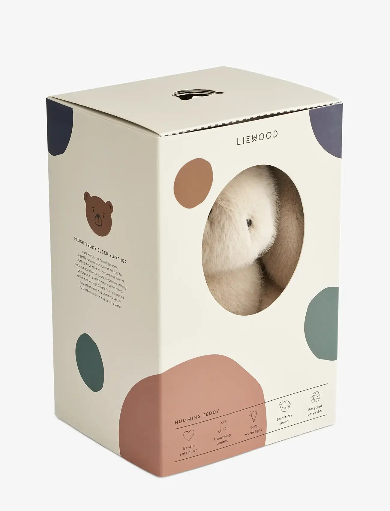 Liewood - Hattie Rabbit Humming Teddy - pehmoeläimet - mist - 4