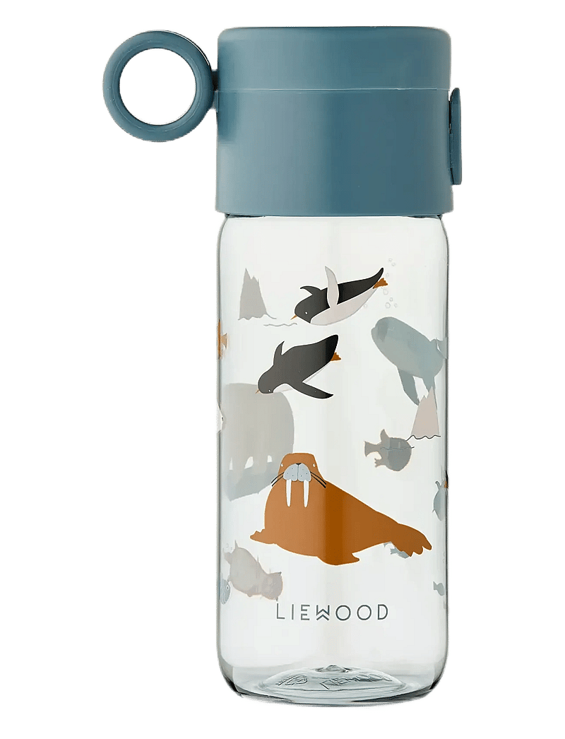 Liewood - Clemence Tritan Bottle 350 ml - vattenflaskor - arctic sea / ocean view - 0