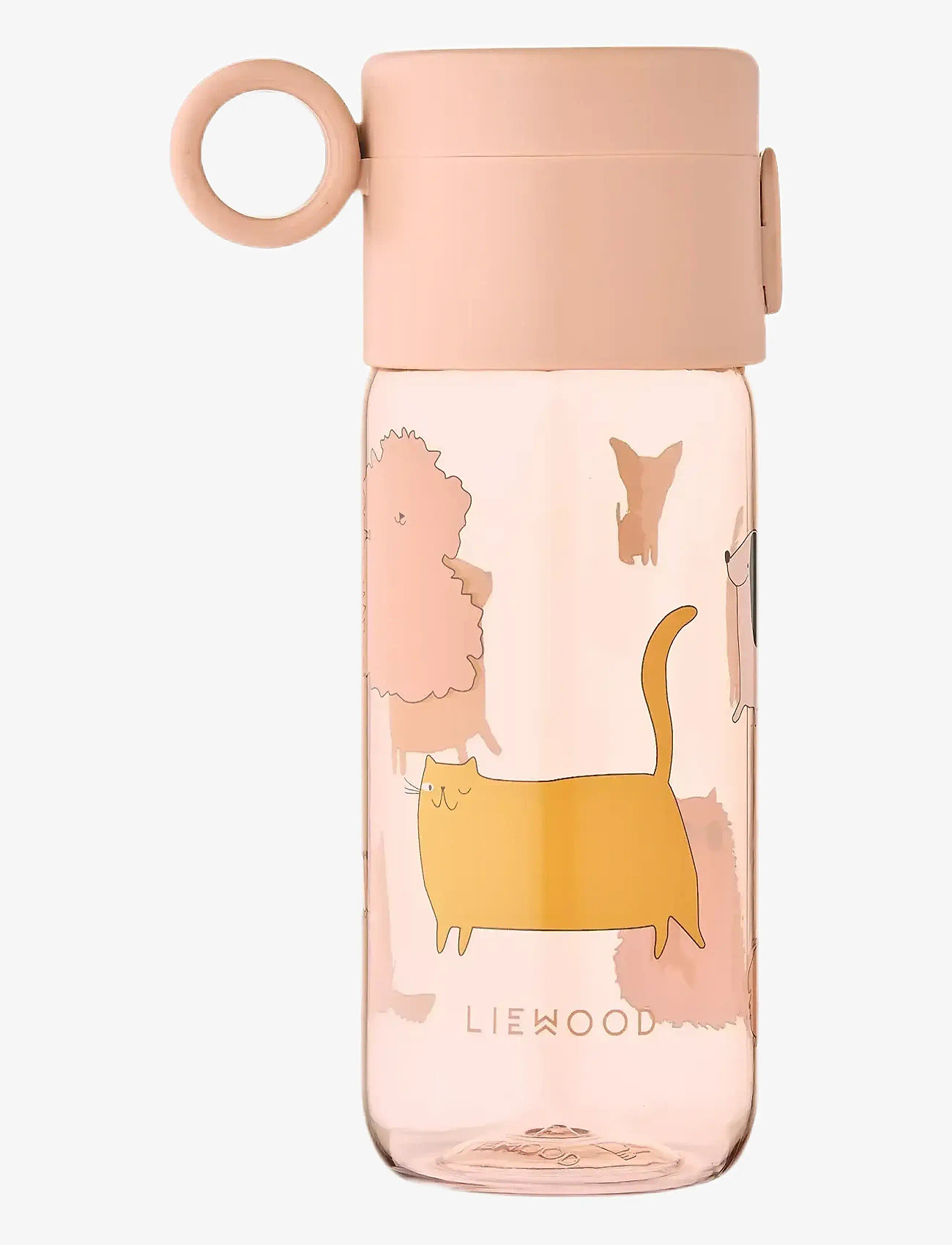 Liewood - Clemence Tritan Bottle 350 ml - water bottles - cats and dogs / sandy - 0