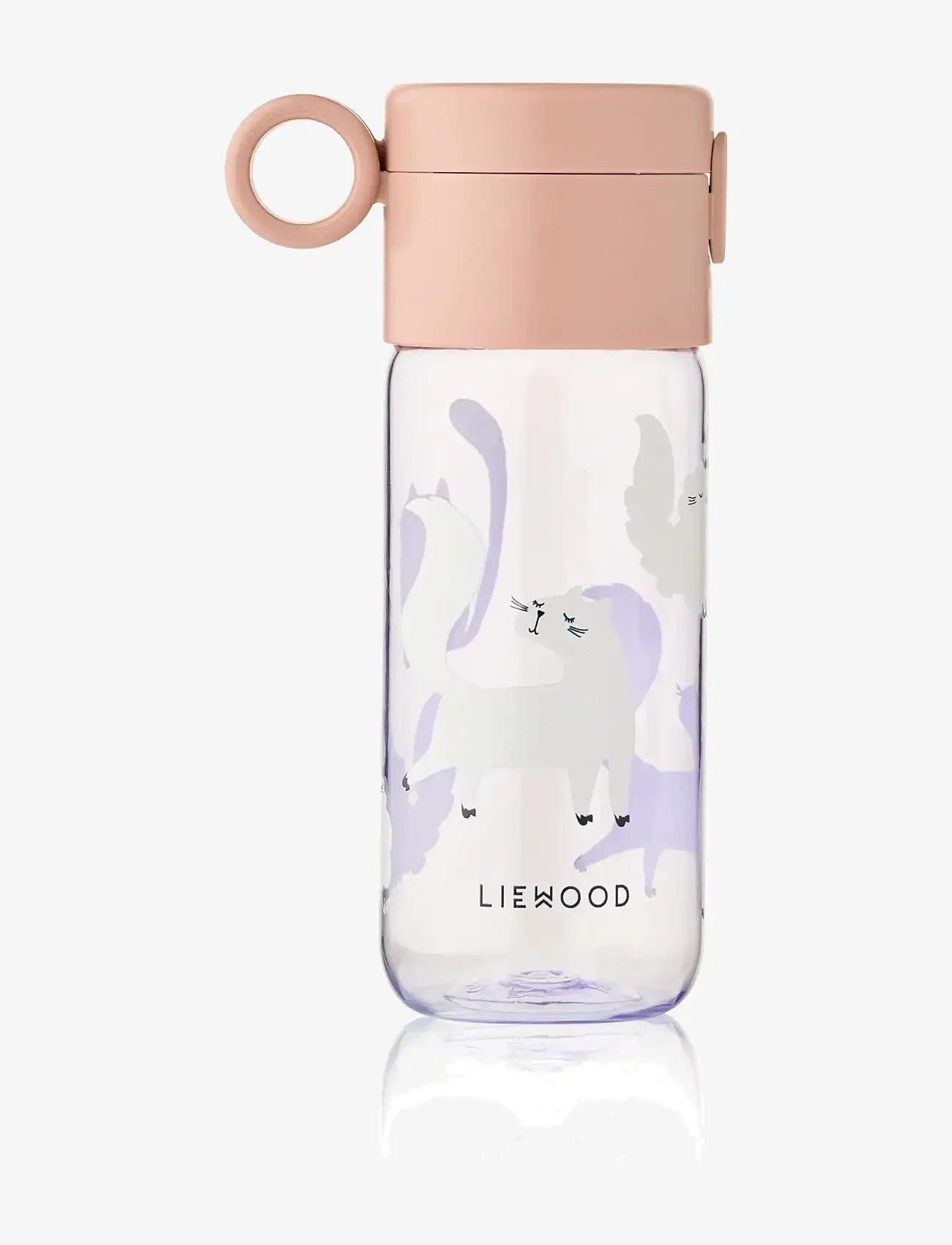 Liewood - Clemence Tritan Bottle 350 ml - veepudelid - cat / warm lilac - 0