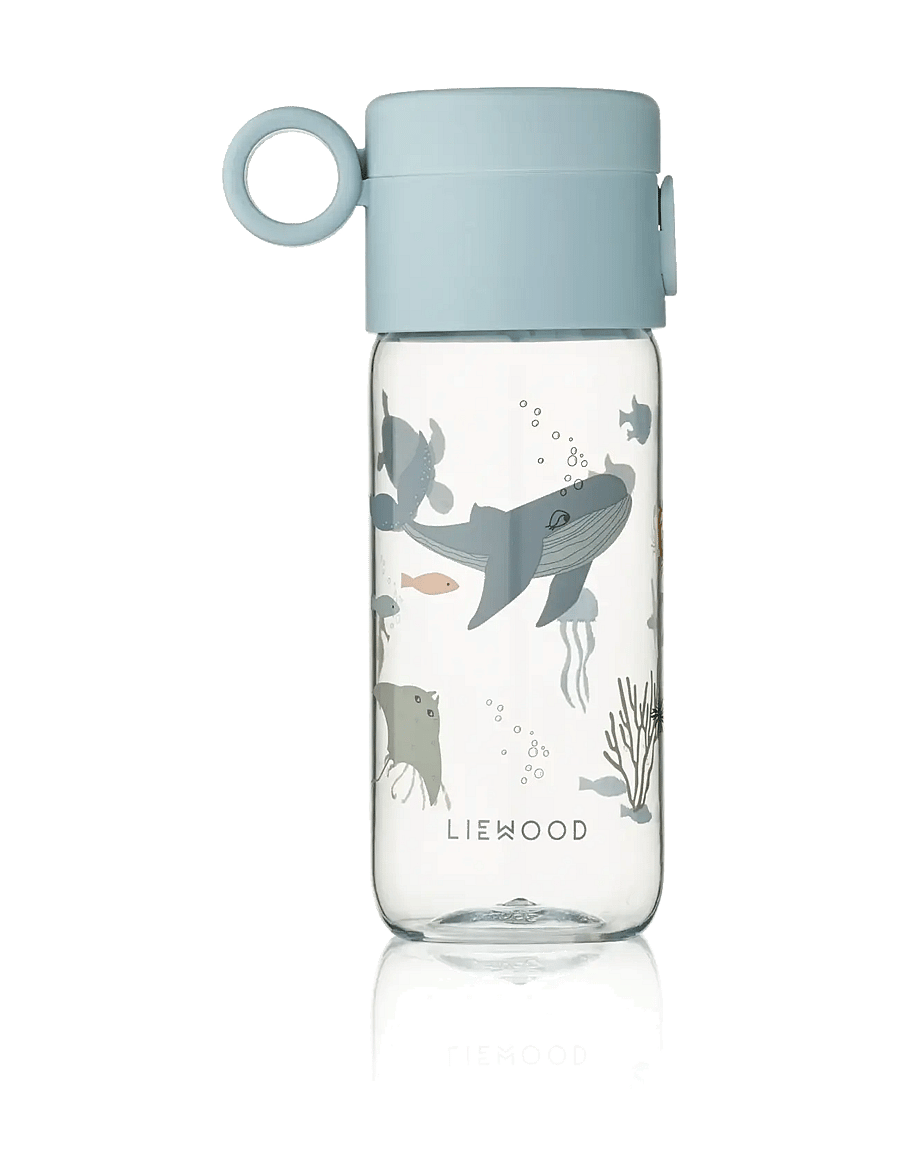 Liewood - Clemence Tritan Bottle 350 ml - vandflasker - sea creature / sandy - 0