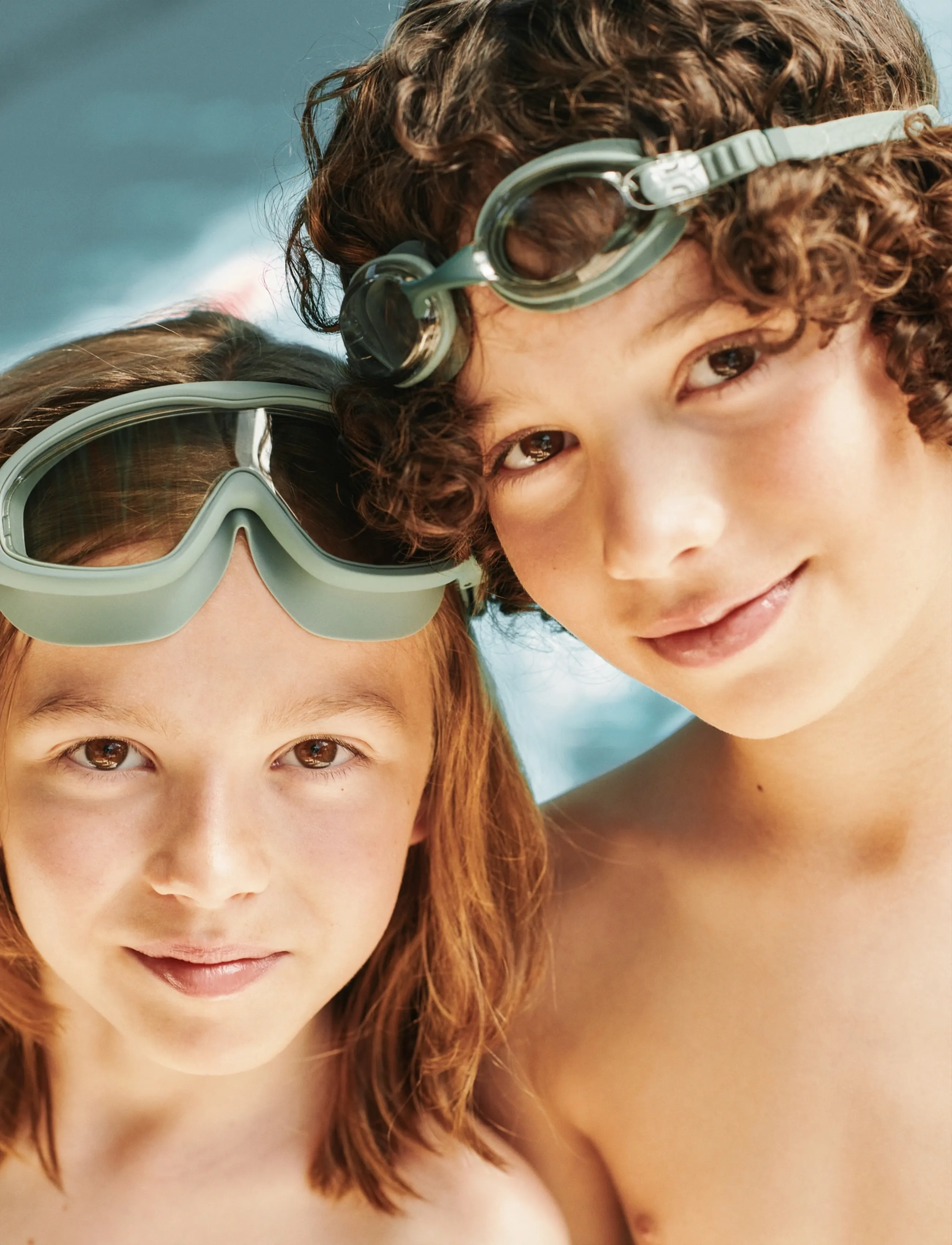 Liewood - Kerem Swim Goggles - svømmetilbehør - peppermint / garden green - 2
