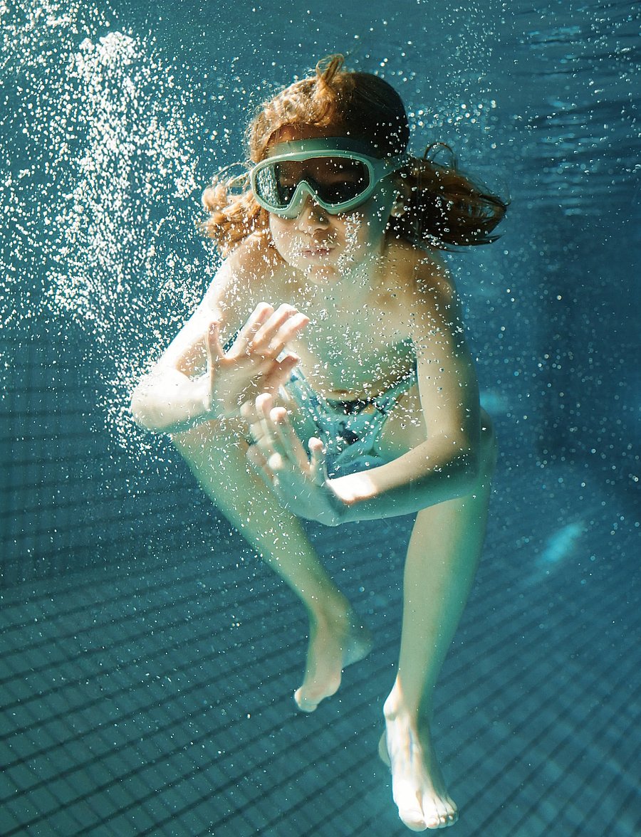 Liewood - Kerem Swim Goggles - svømmetilbehør - peppermint / garden green - 3