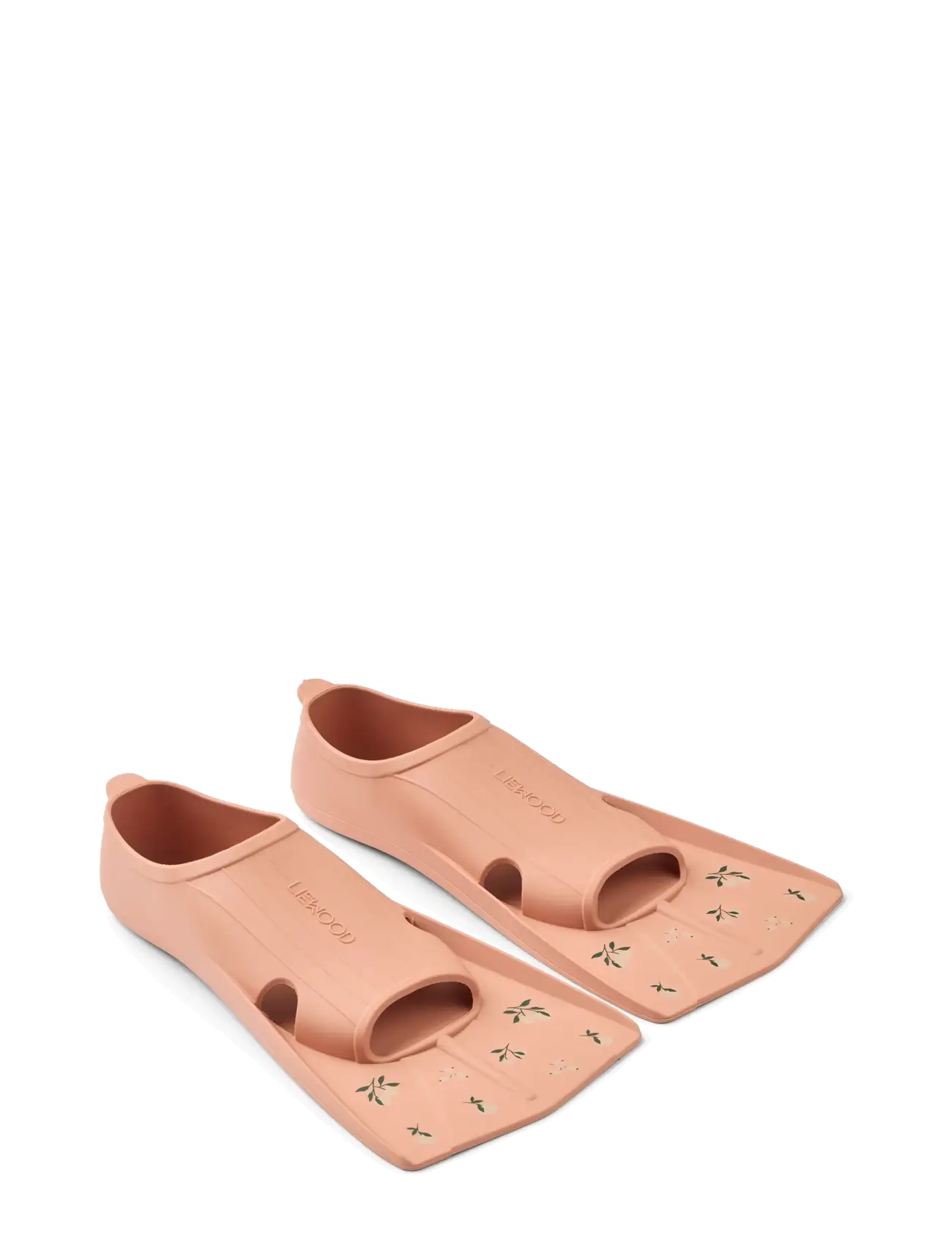 Liewood Gustav Printed Swim Fins - Simning - PEACH / TUSCANY ROSE / coral
