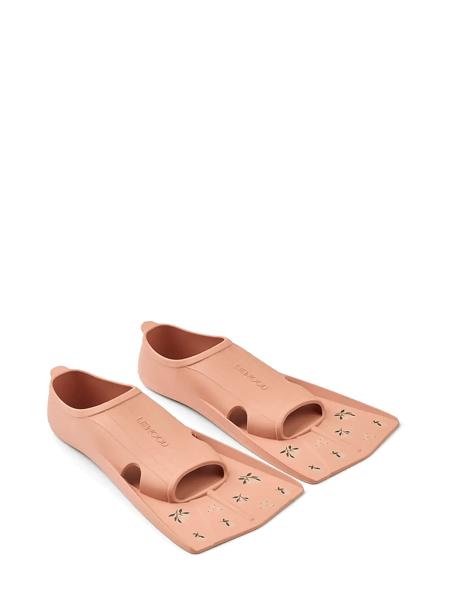 Liewood - Gustav Printed Swim Fins - schwimmzubehör - peach / tuscany rose - 1