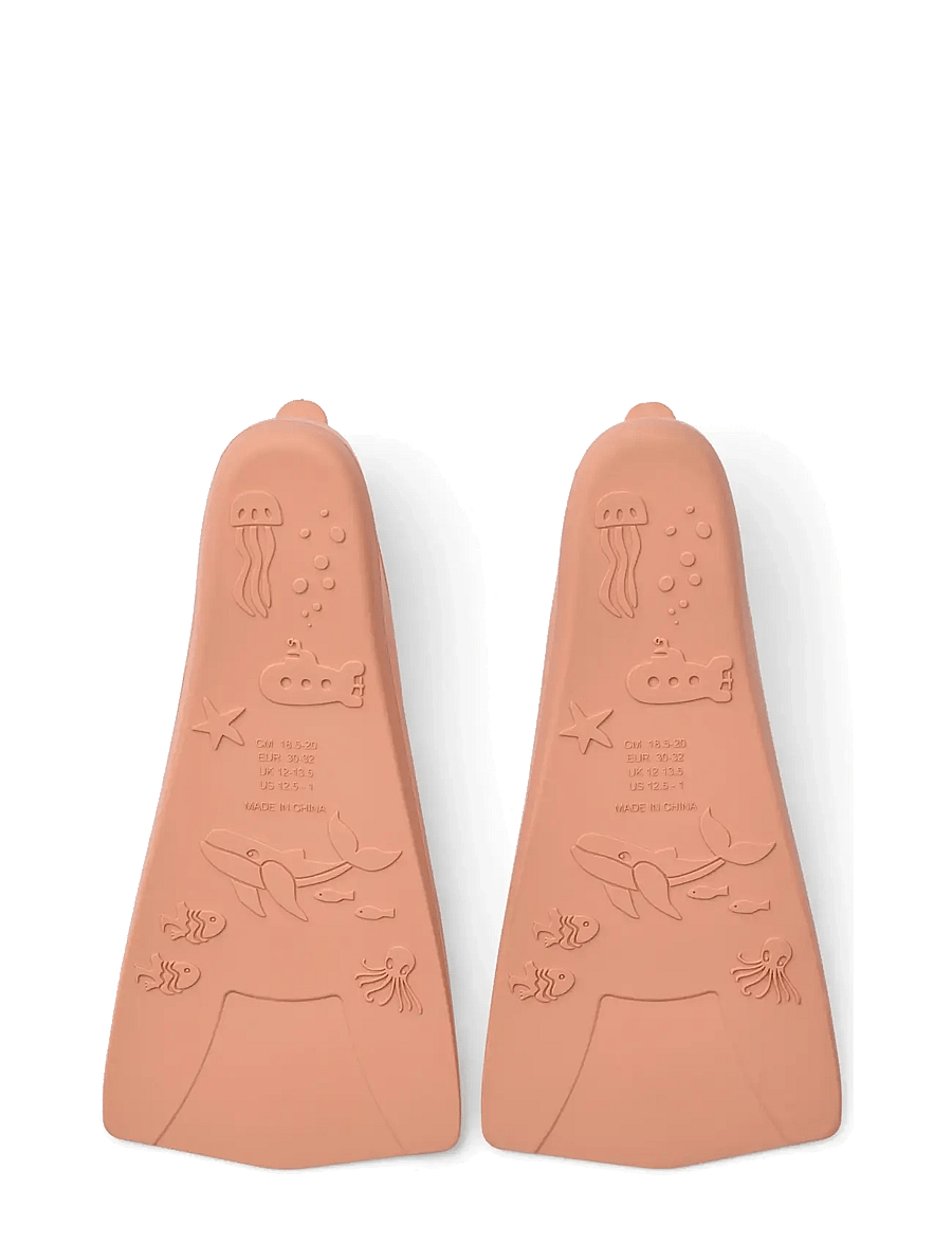 Liewood - Gustav Printed Swim Fins - schwimmzubehör - peach / tuscany rose - 2