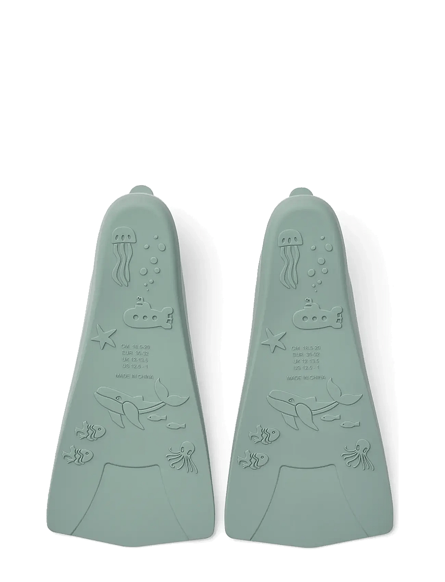 Liewood - Gustav Printed Swim Fins - plaukimo reikmenys - sea / peppermint - 2