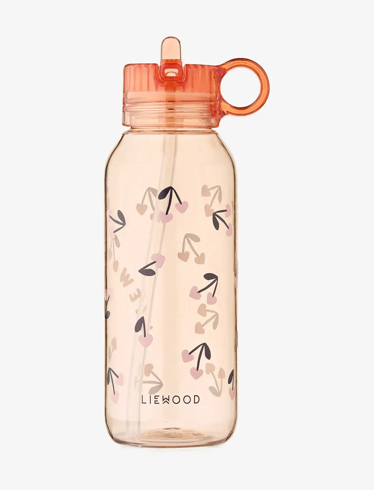Liewood - Yang Tritan Water Bottle 500 ml - vandflasker - cherry heart / rosey - 0