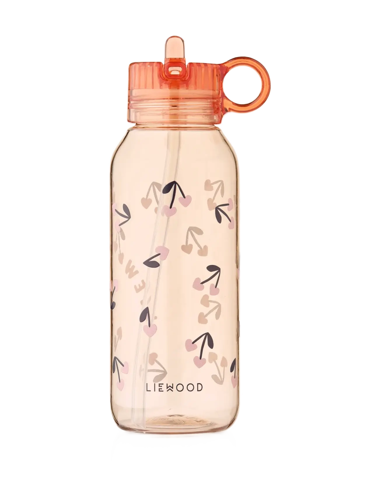 Liewood - Yang Tritan Water Bottle 500 ml - wasserflaschen - cherry heart / rosey - 0