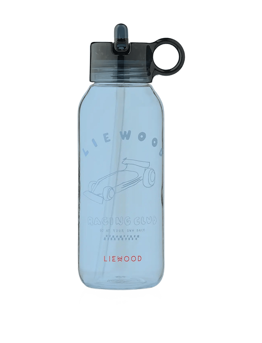Liewood - Yang Tritan Water Bottle 500 ml - water bottles - race cars / classic navy - 1