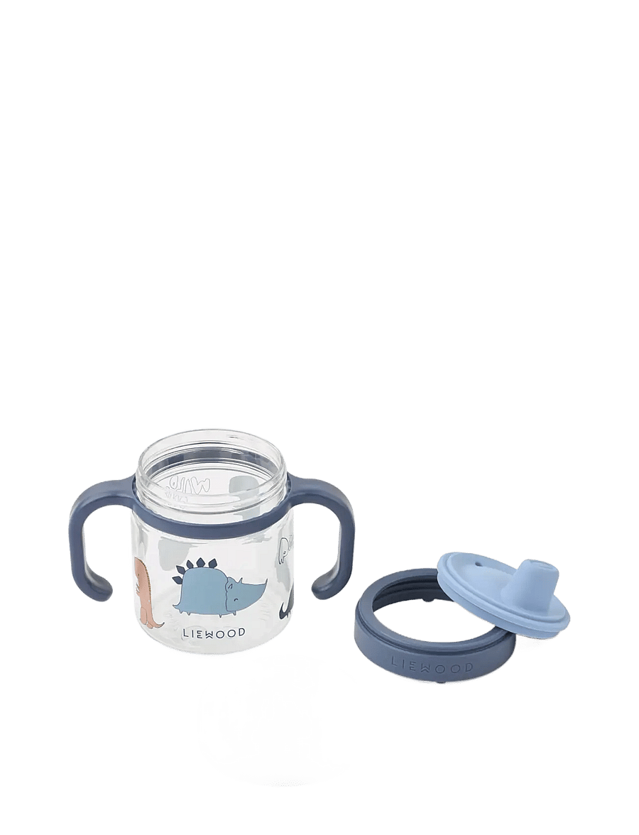 Liewood - Kylo Tritan Sippy Cup 280ml - pipmuggar - dino roar / sandy - 2