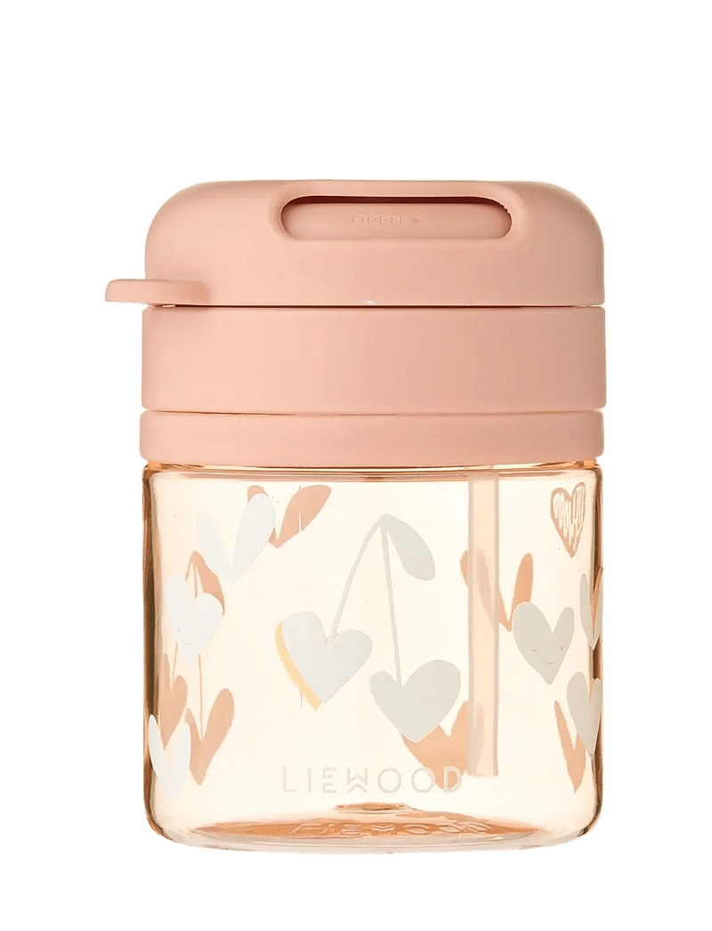 Liewood - Pavia Tritan Straw Cup 280ml - schnabeltassen - sweethearts / pale tuscany - 0