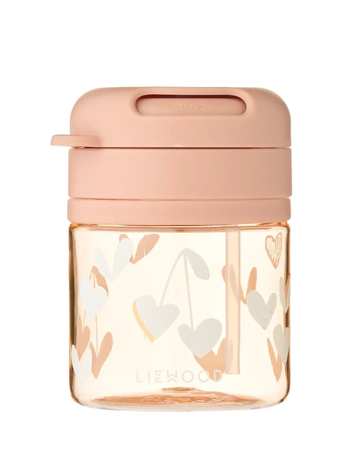 Liewood Pavia Tritan Straw Cup 280ml - Liewood - SWEETHEARTS / PALE TUSCANY / pink/rose