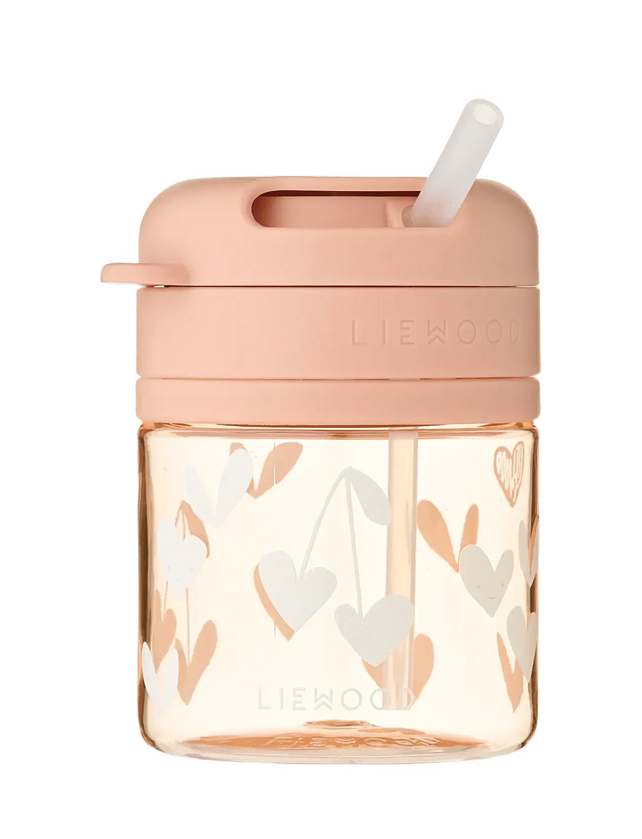 Liewood - Pavia Tritan Straw Cup 280ml - joogitassid - sweethearts / pale tuscany - 1