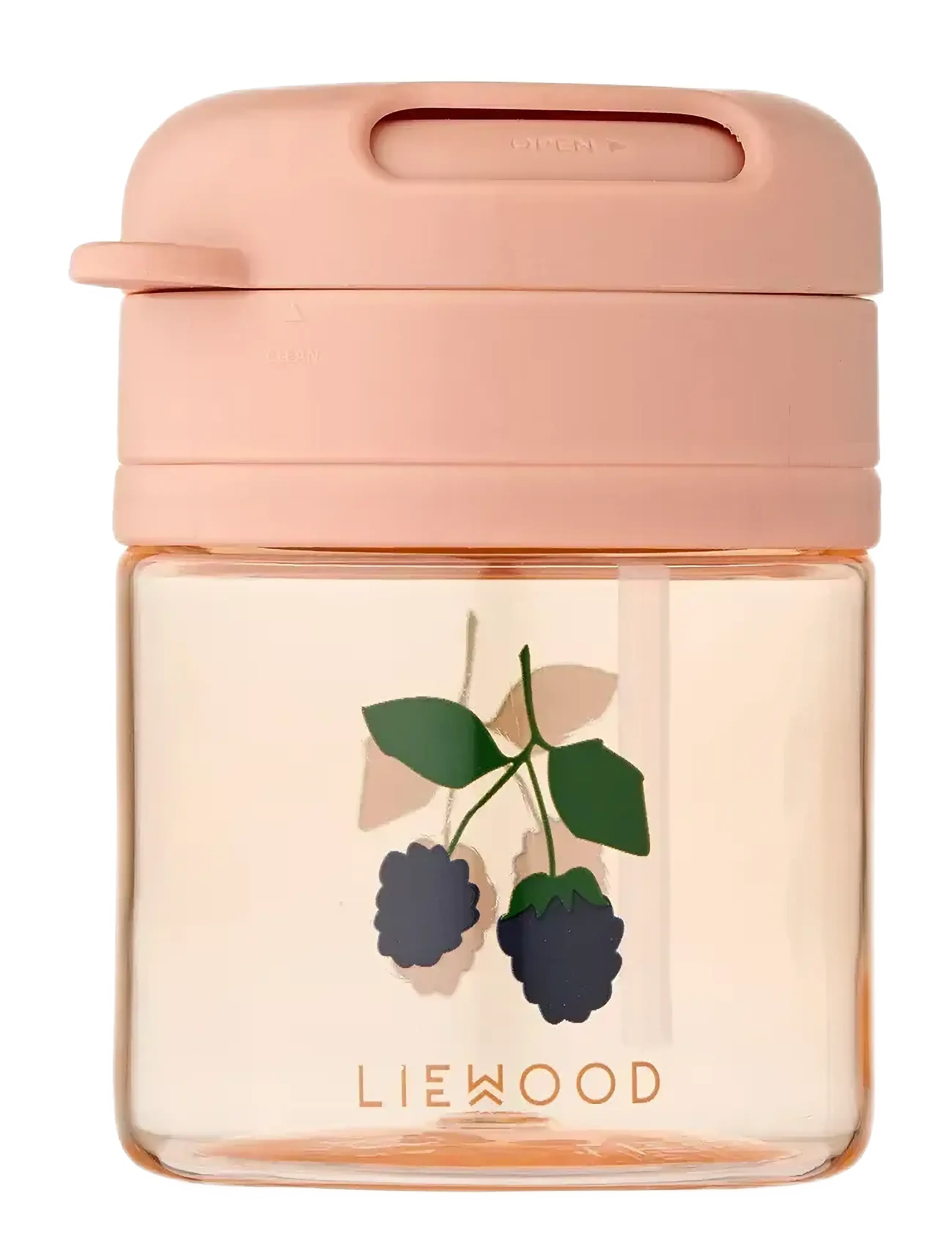 Liewood Pavia Tritan Straw Cup 280ml - Last chance - BERRY / PALE TUSCANY / pink/rose
