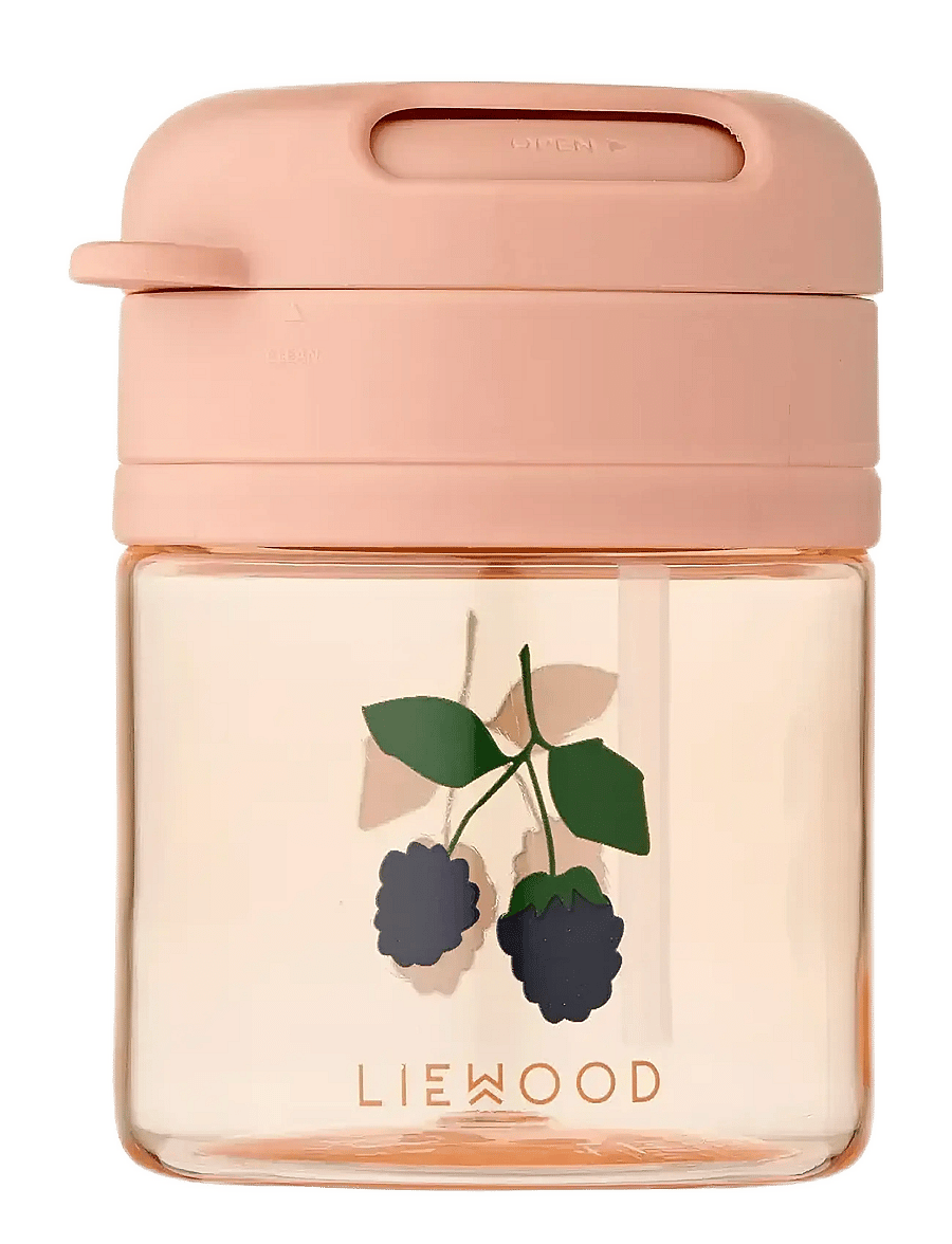 Liewood - Pavia Tritan Straw Cup 280ml - pipmuggar - berry / pale tuscany - 0