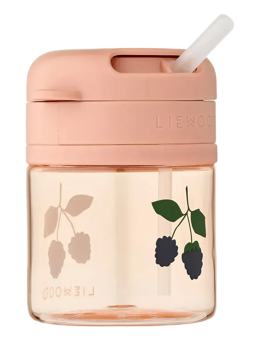 Liewood - Pavia Tritan Straw Cup 280ml - pipmuggar - berry / pale tuscany - 1