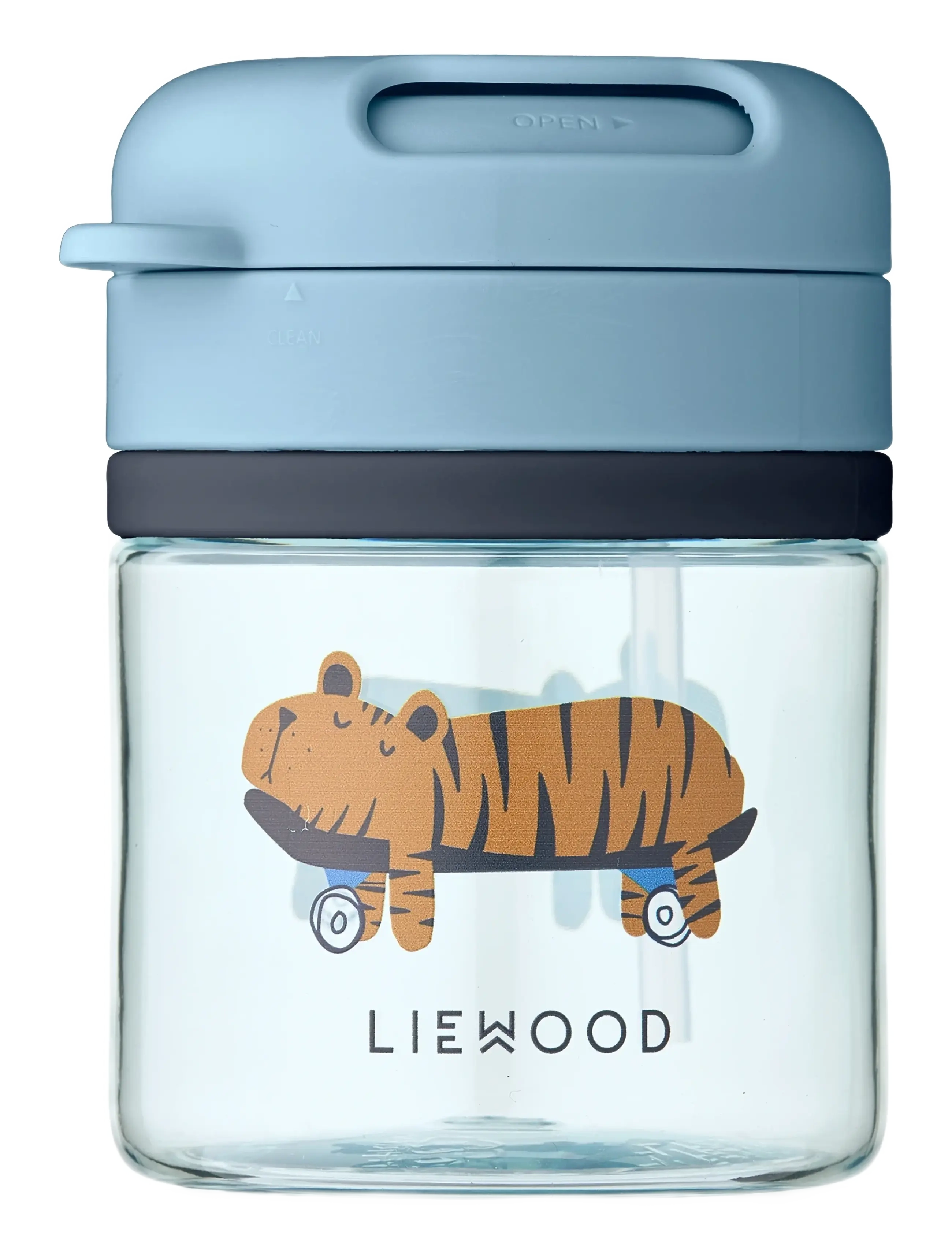 Liewood Pavia Tritan Straw Cup 280ml - Liewood - FUN / BEACH BLUE / blue
