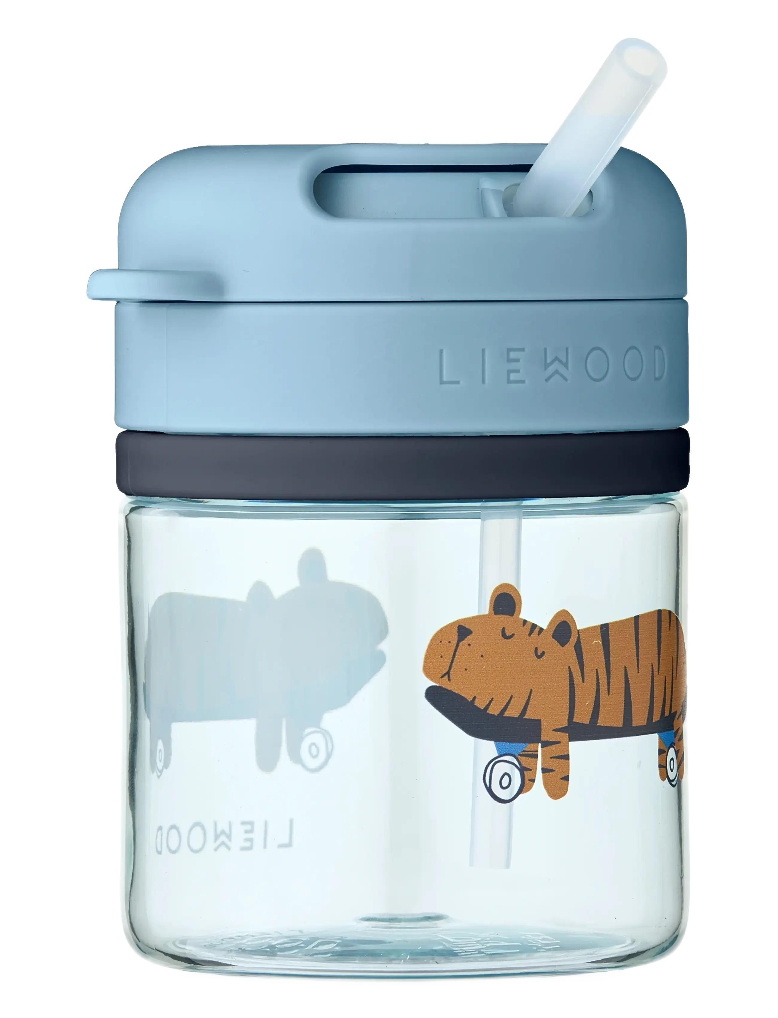 Liewood - Pavia Tritan Straw Cup 280ml - joogitassid - fun / beach blue - 1