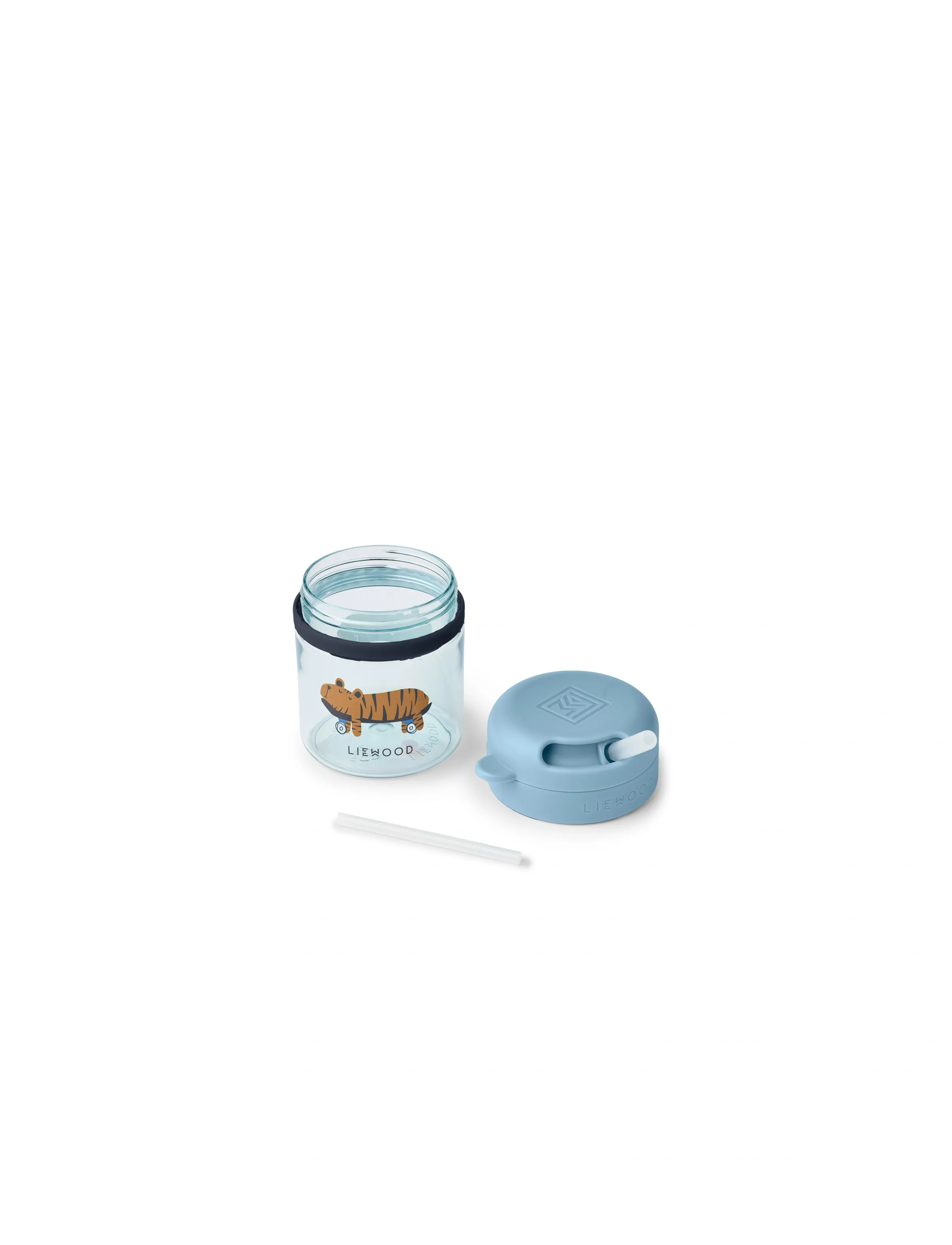 Liewood - Pavia Tritan Straw Cup 280ml - joogitassid - fun / beach blue - 2