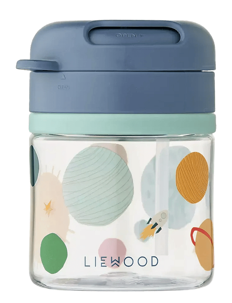 Liewood - Pavia Tritan Straw Cup 280ml - tudkopper - universe / classic navy - 0