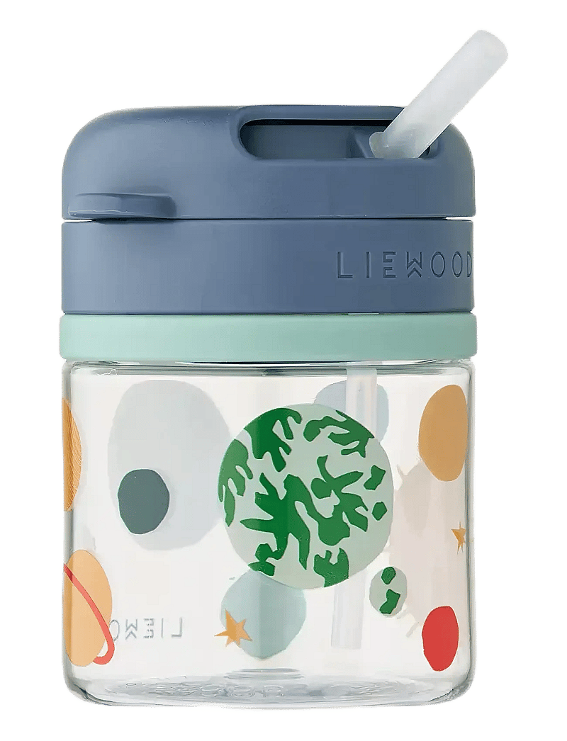 Liewood - Pavia Tritan Straw Cup 280ml - tudkopper - universe / classic navy - 1