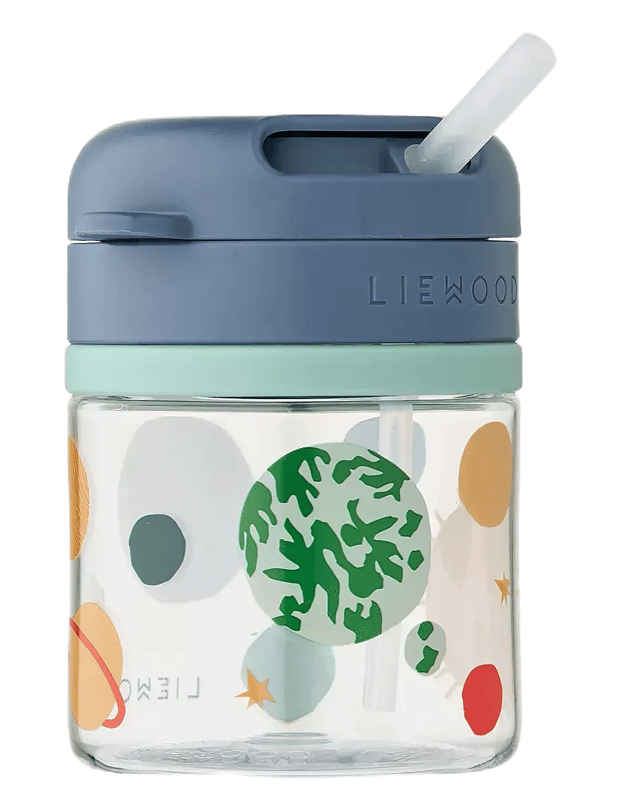 Liewood - Pavia Tritan Straw Cup 280ml - joogitassid - universe / classic navy - 1