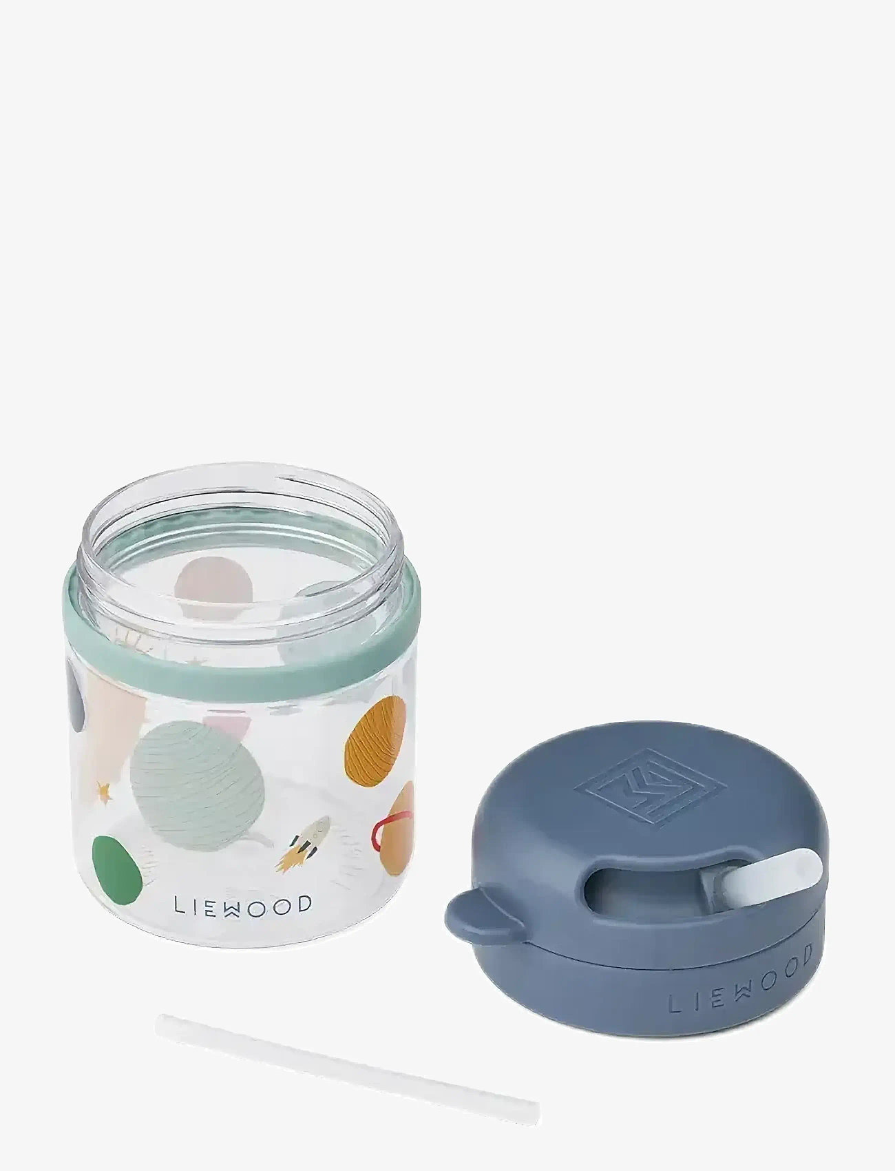 Liewood - Pavia Tritan Straw Cup 280ml - tudkopper - universe / classic navy - 2