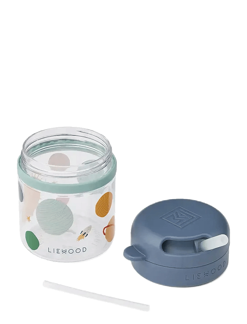 Liewood - Pavia Tritan Straw Cup 280ml - tudkopper - universe / classic navy - 2