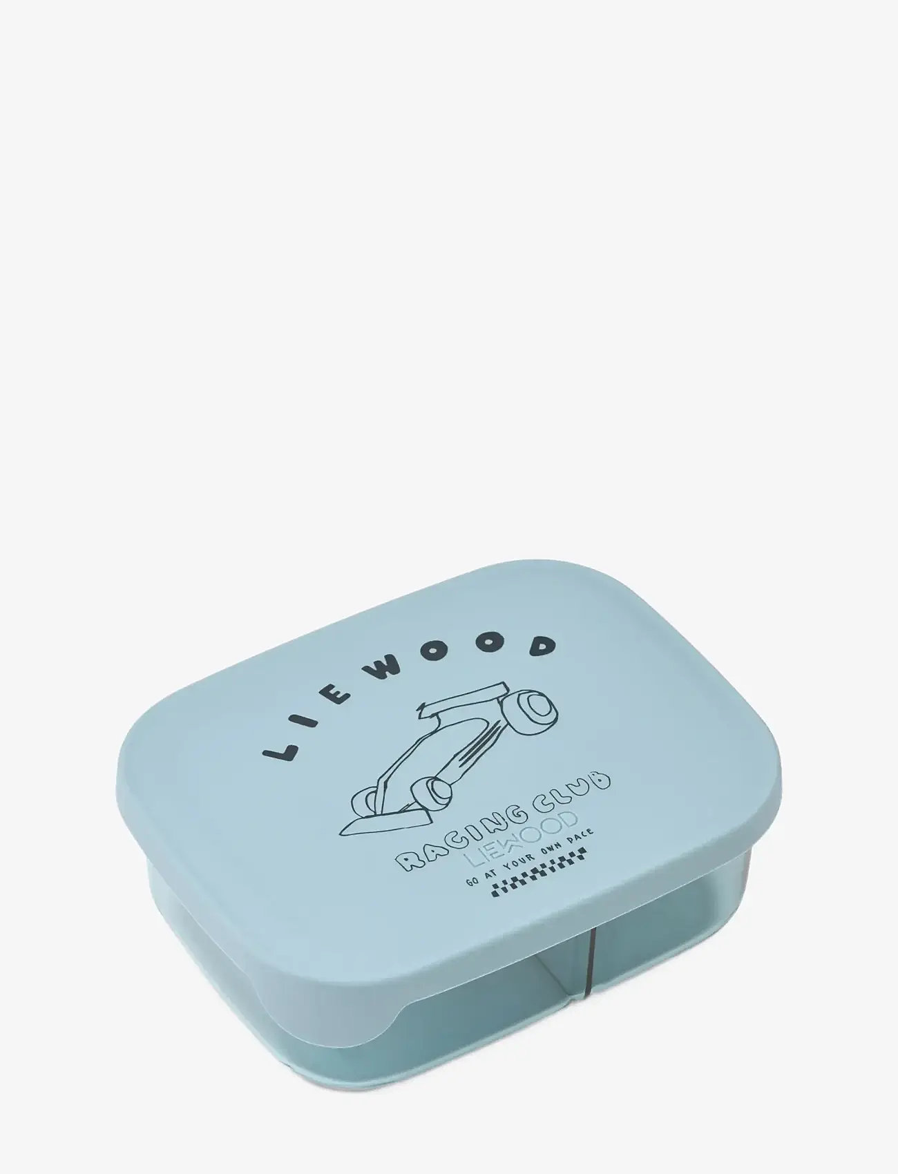 Liewood - Arthur Tritan Lunchbox - lõunasöögikarbid - race cars / beach blue - 0
