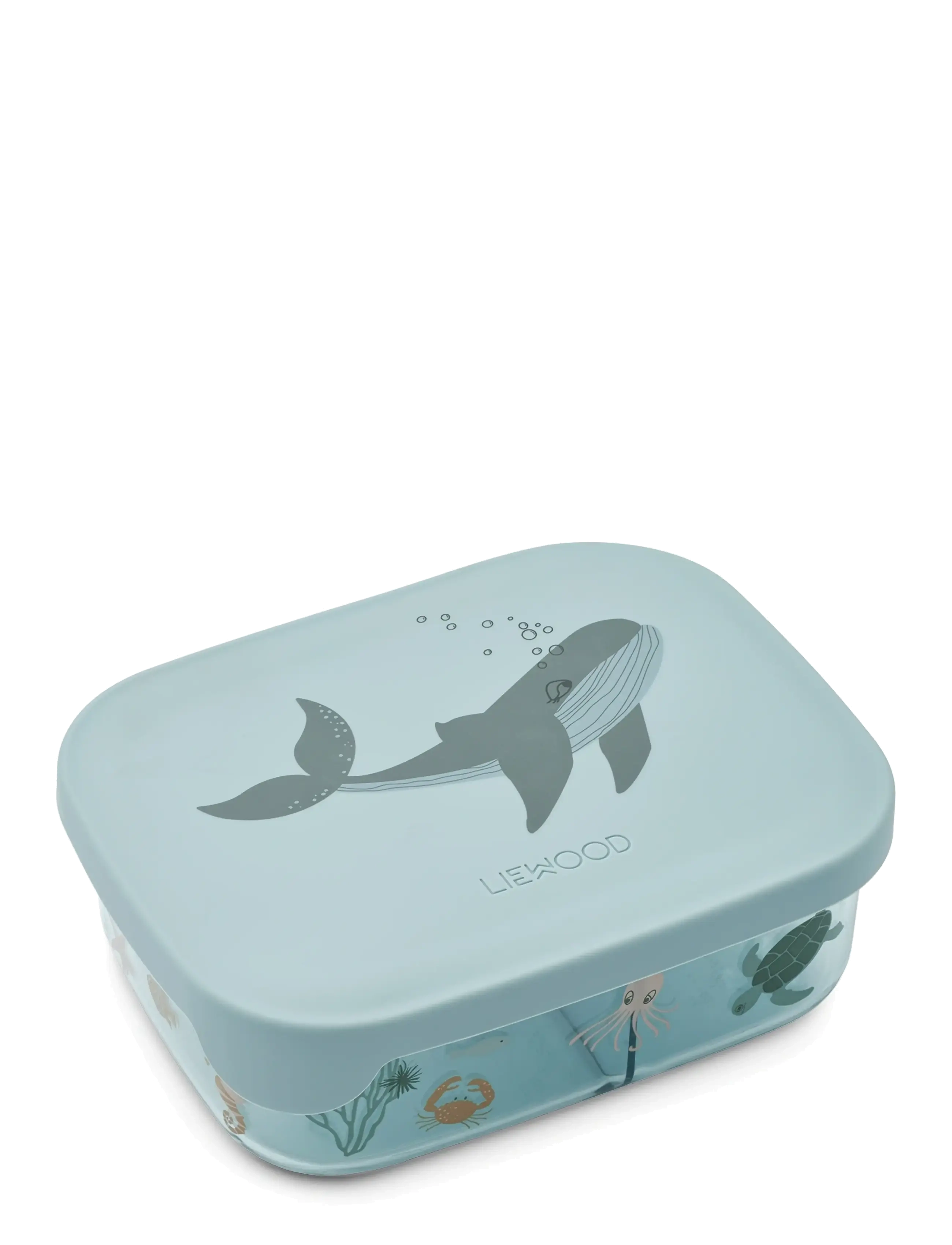 Liewood Arthur Tritan Lunchbox - 4 for 3 - SEA CREATURE / SANDY / blue