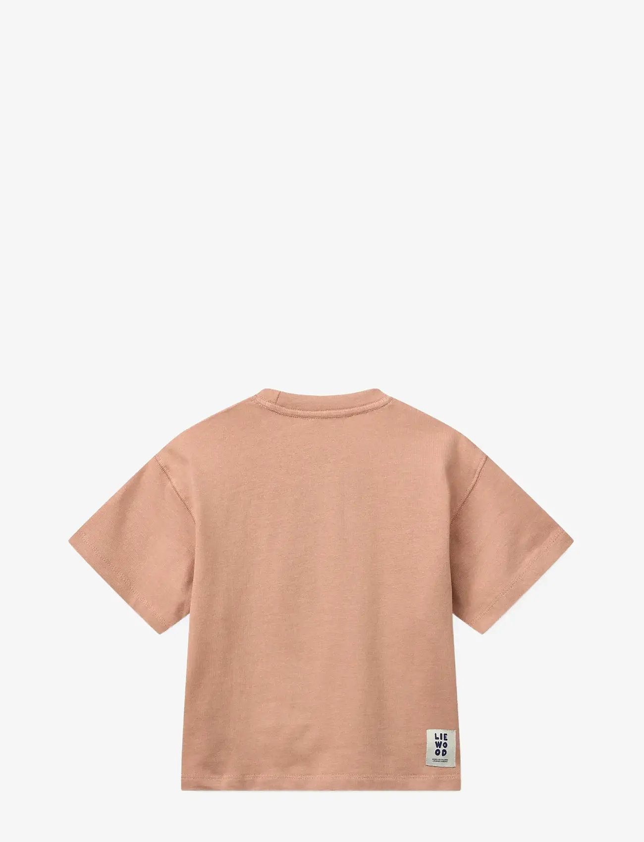 Liewood - Tyler Placement SS T-shirt - kortærmede - sweethearts / pale tuscany - 2