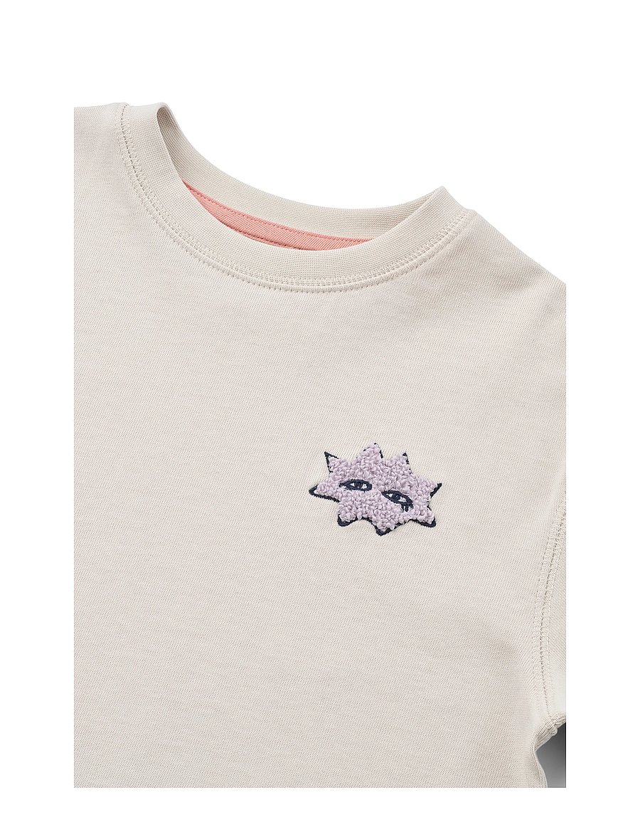 Liewood - Tyler Placement SS T-shirt - kortærmede - mood / sandy - 3