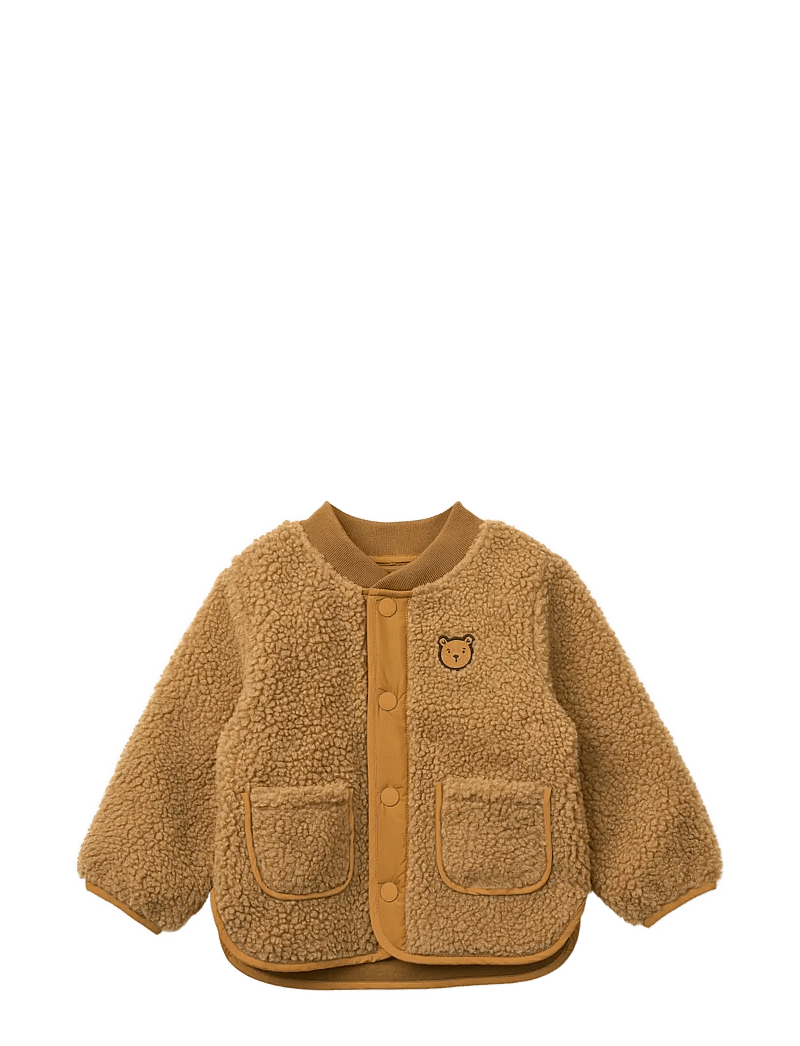 Liewood - Lora Pile jacket - fleecejakker - golden caramel - 0